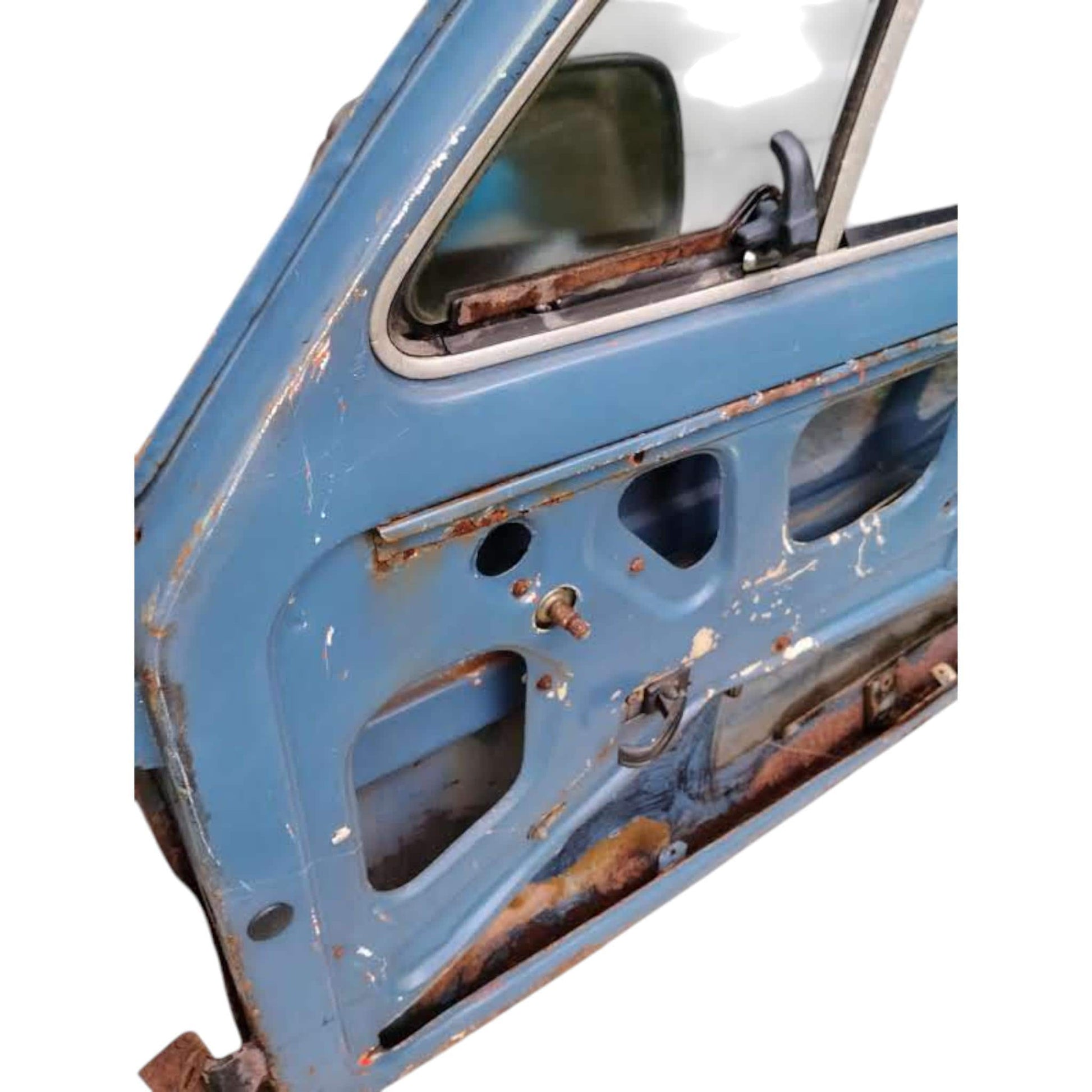 Vintage Fiat 126p Driver's Side Door | Original Classic Car Decor | Garage Wall Art | Upcycling Project | Automobilia | Old Classic Car