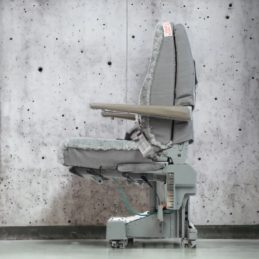 Boeing 747 First Officer Pilot Chair | Weber | Focus Air Cargo | Office Desk Chair Upcycled Aviation Furnitures