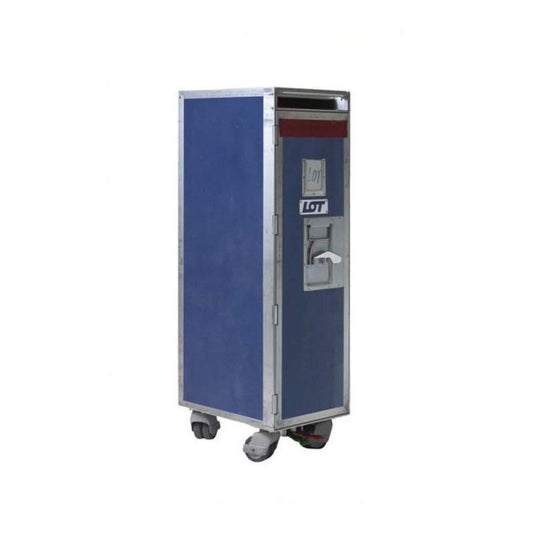 Original Aircraft Galley Cart LOT Polish Airlines - Airline ATLAS Trolley - Industrial Airplane Cart - Worldwide Shipping