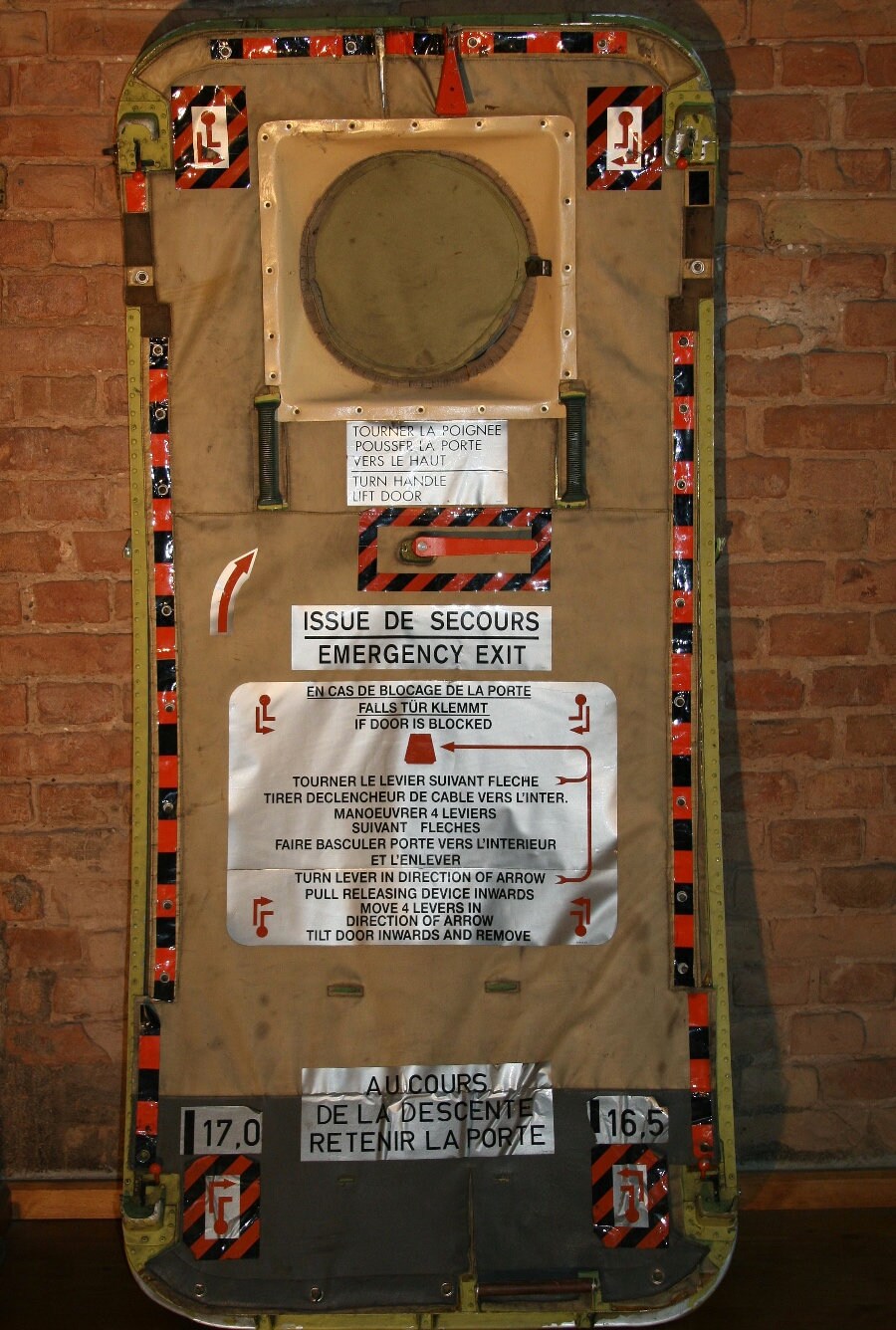 Original Emergency Door from the C-160 Aircraft