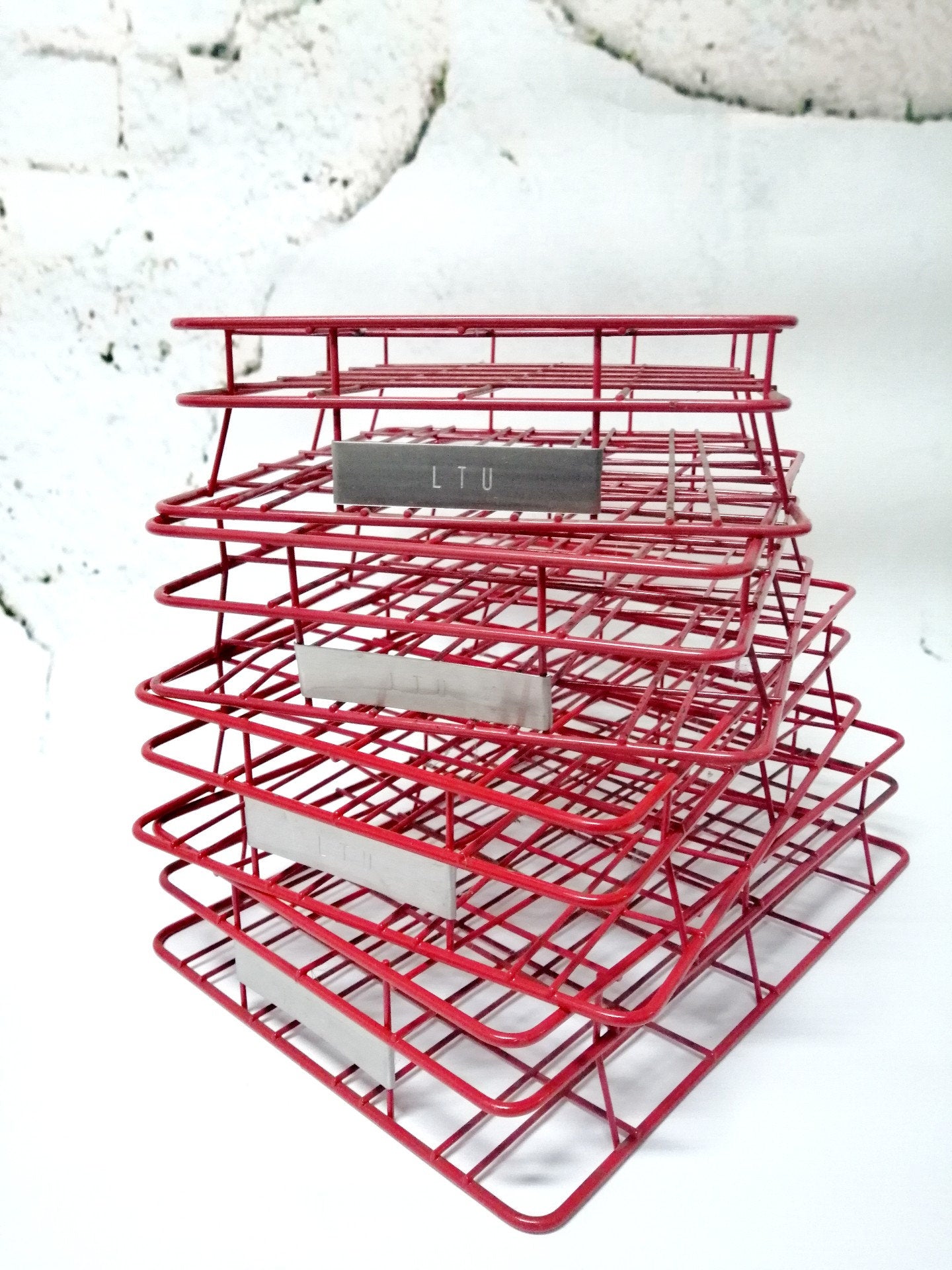 Set of 4 LTU Airplane Storage Drawers, Airline Racks for Glass, Cans, Bottles for ATLAS Airline Trolley, Airplane Cart, Airline Containers