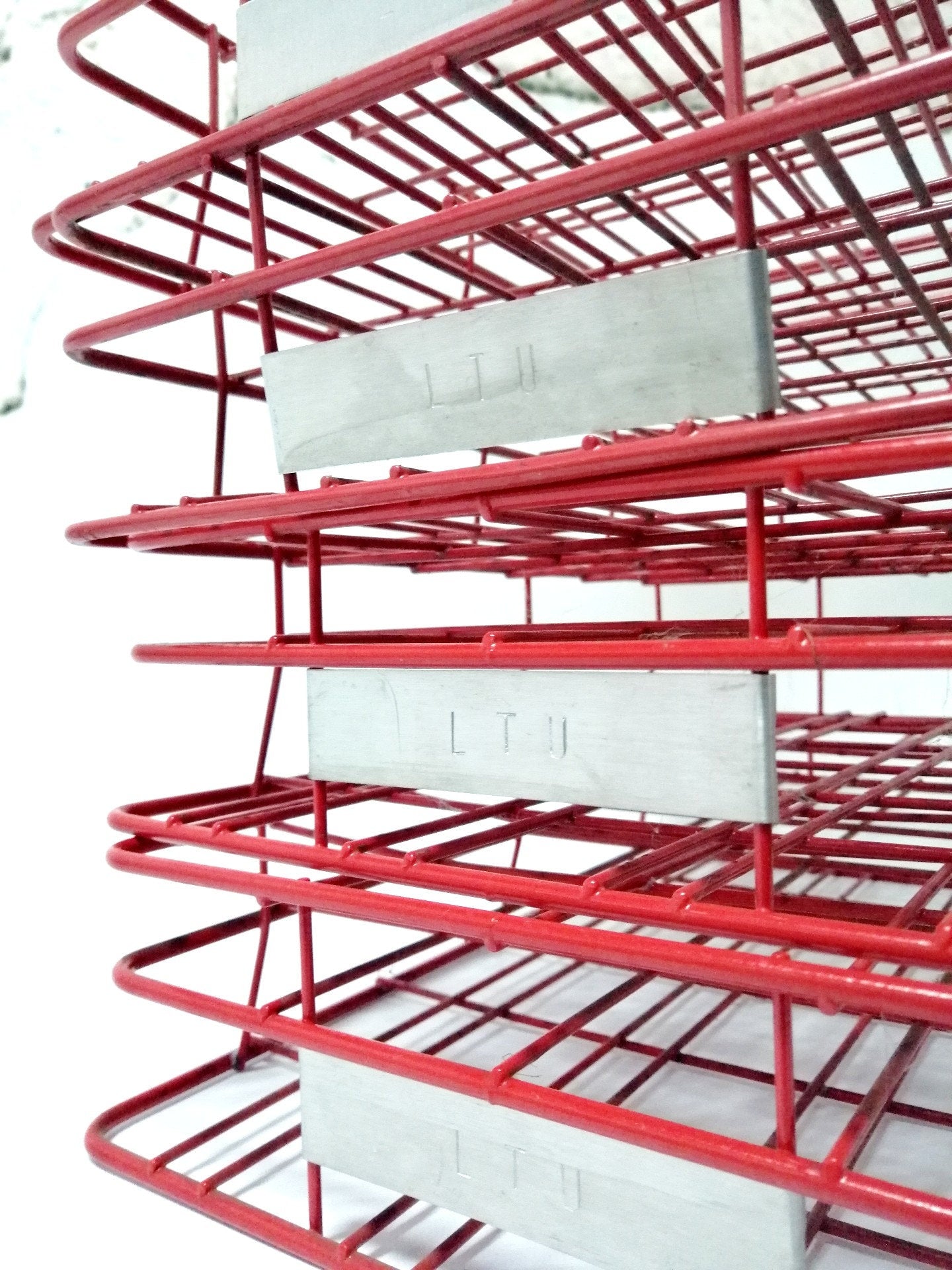 Set of 4 LTU Airplane Storage Drawers, Airline Racks for Glass, Cans, Bottles for ATLAS Airline Trolley, Airplane Cart, Airline Containers