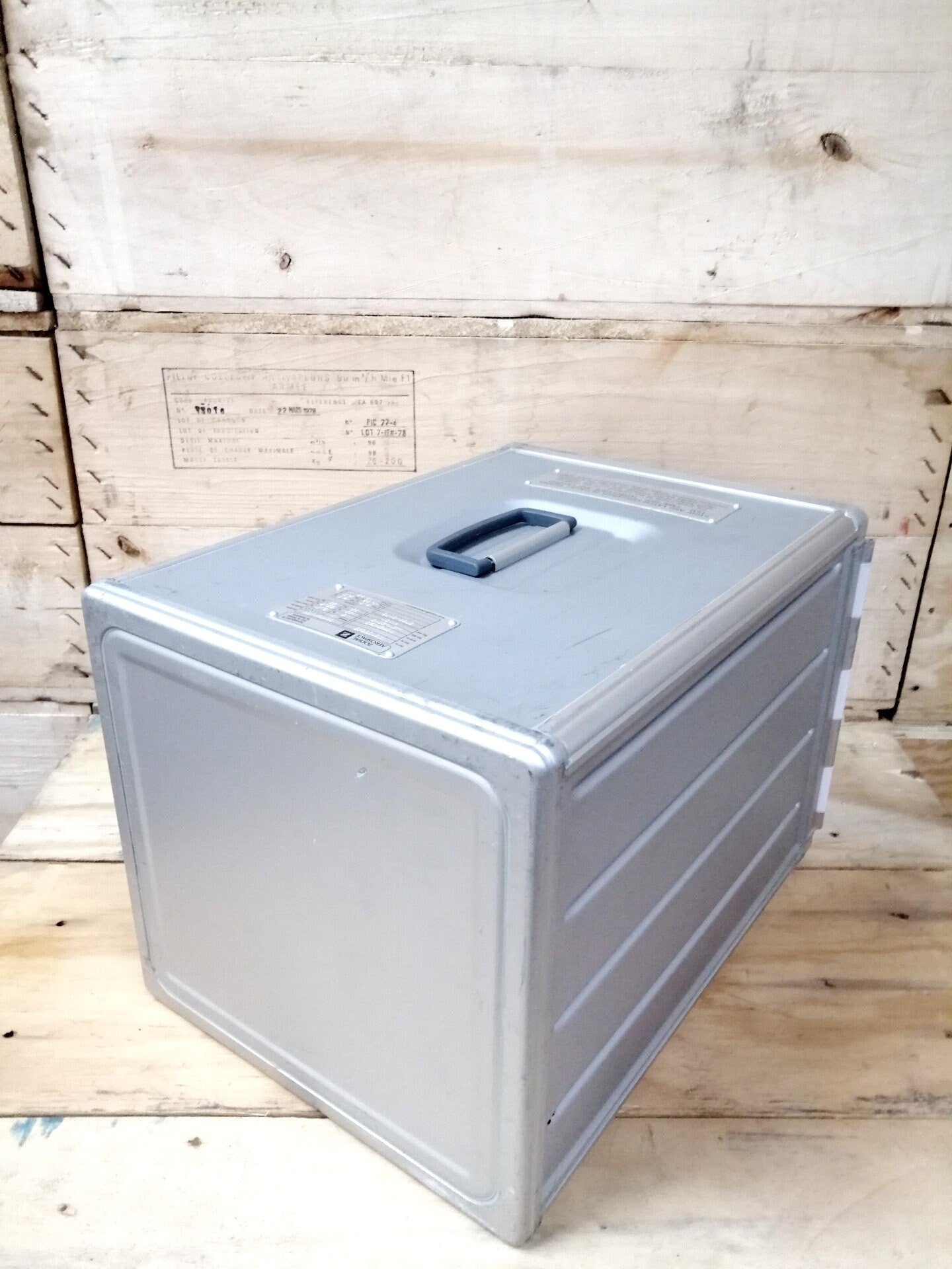 Air Italy - Original Airline Galley Box, Aircraft Storage Container, Atlas Standard, Cabinet & Table, Aviation Design