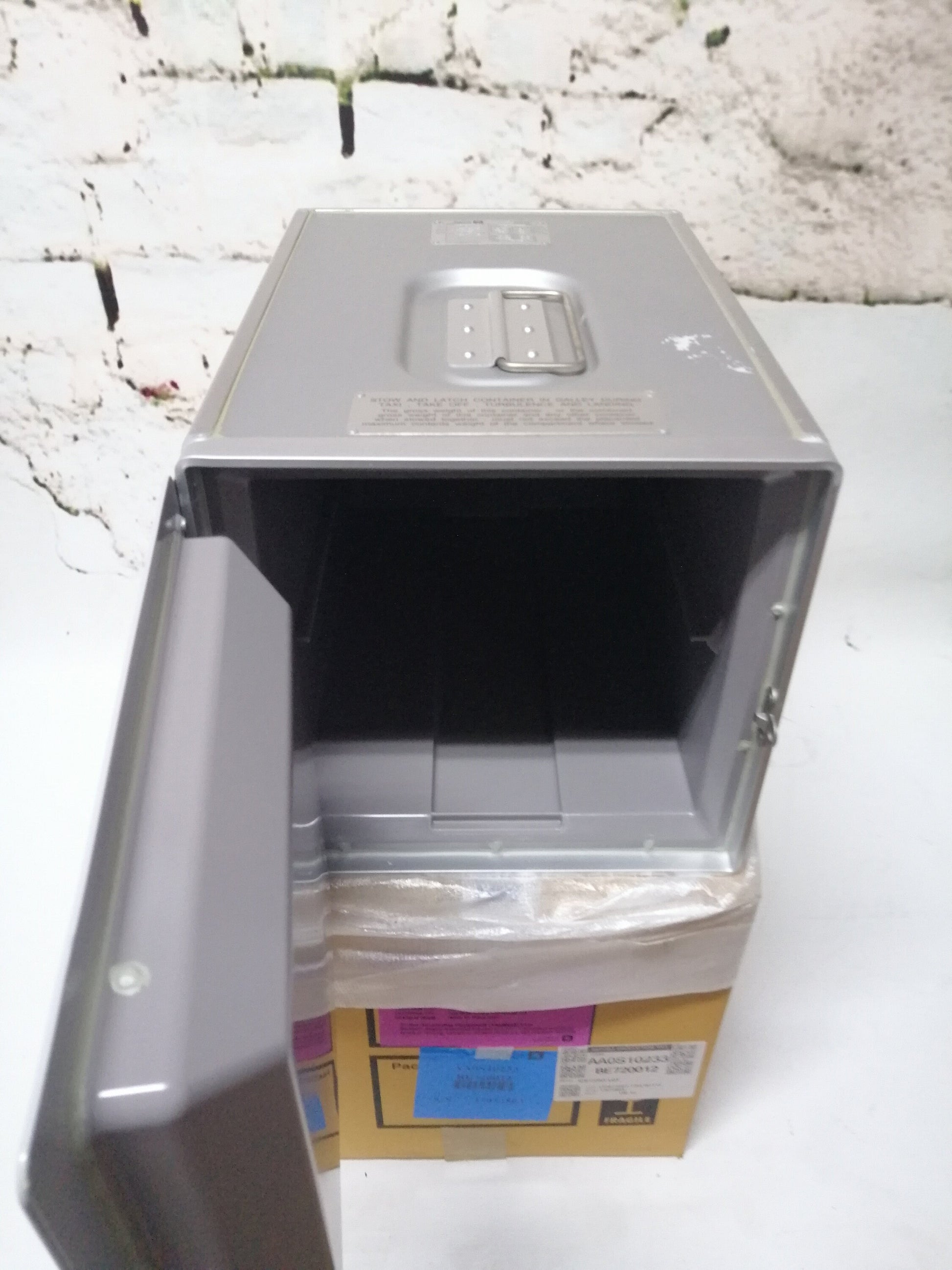 Lot of 2 NEW Aircraft Galley Ice Containers - PLL LOT Airline Ice Containers - Airplane Boxes