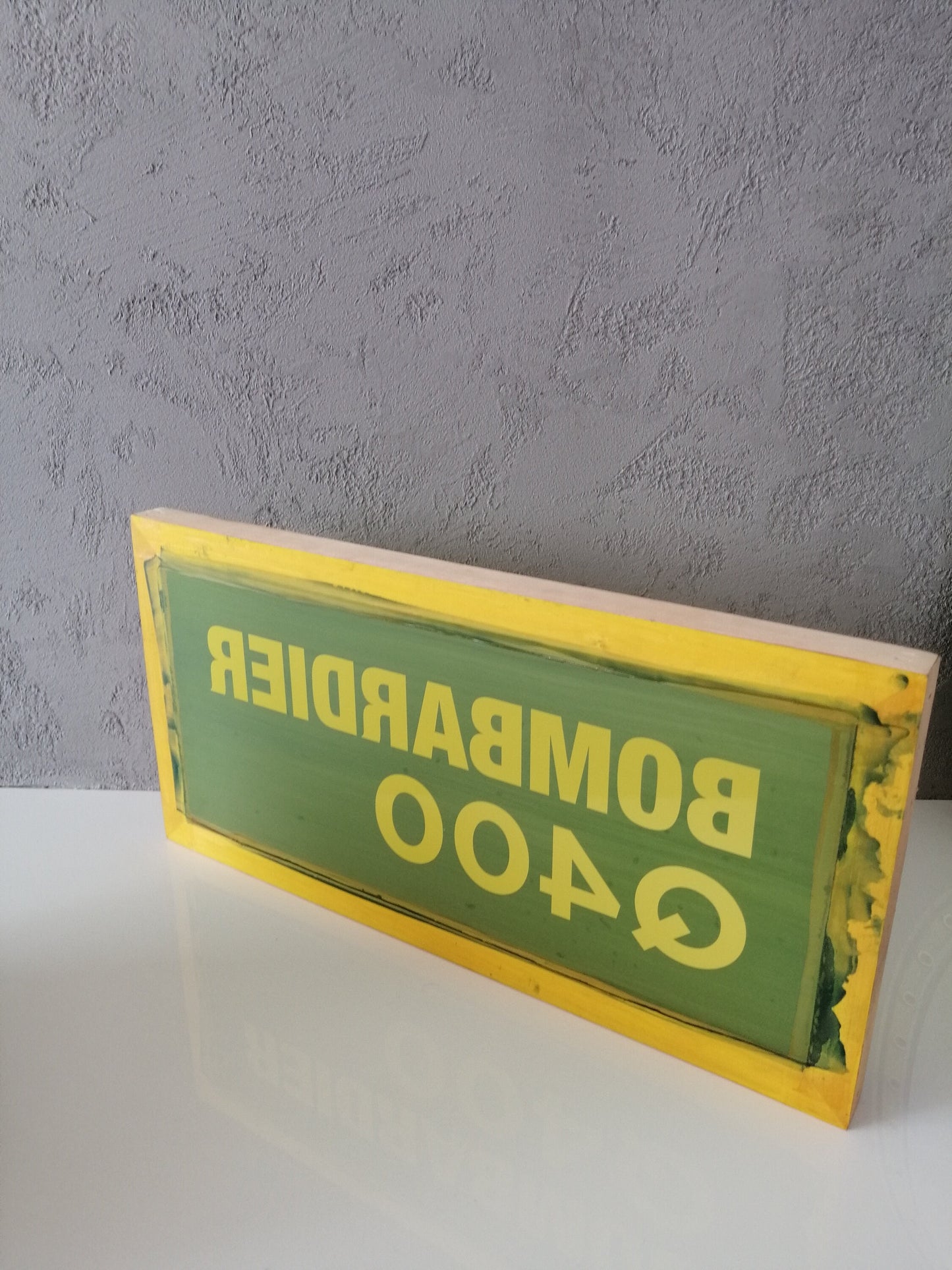 Bombardier Q400 Aircraft - Original Advertising Sign