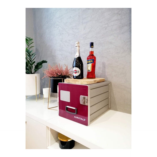 Air Italy - Original Airline Galley Box, Aircraft Storage Container, Atlas Standard, Cabinet & Table, Aviation Design