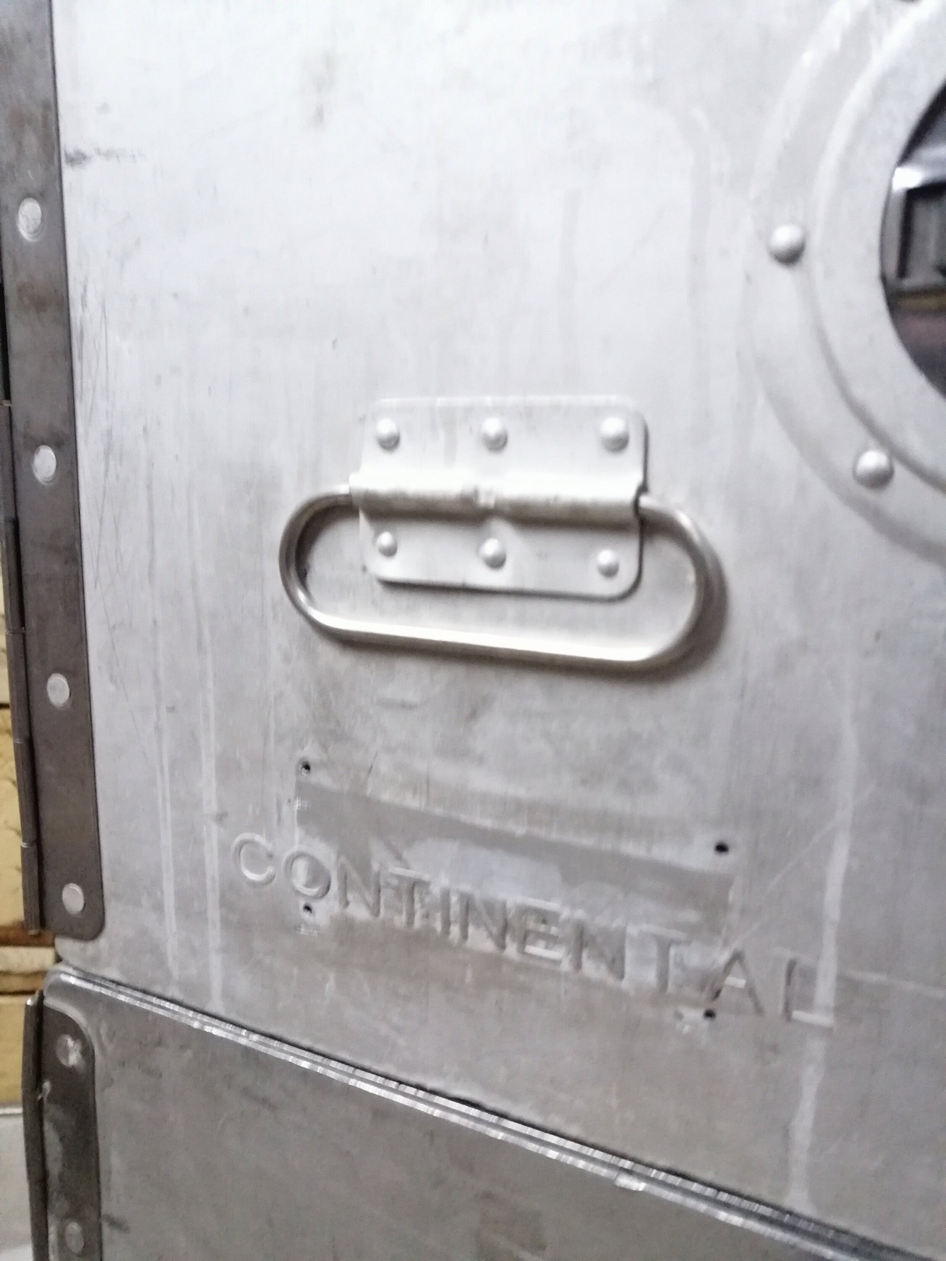 Continental Airlines, Original Airline Galley Box, Aircraft Storage Container, Industrial Cabinet