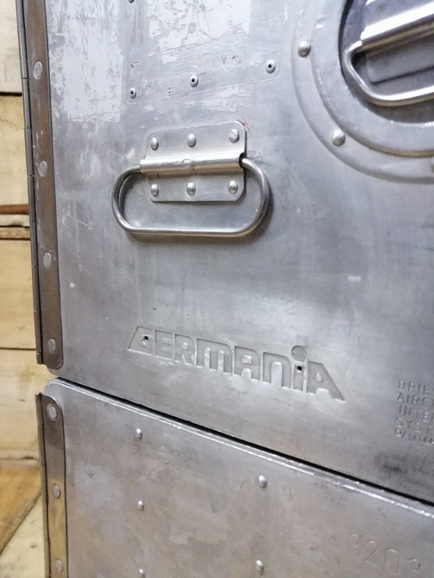 Germania Airlines, Original Airline Galley Box, Aircraft Storage Container, Industrial Cabinet