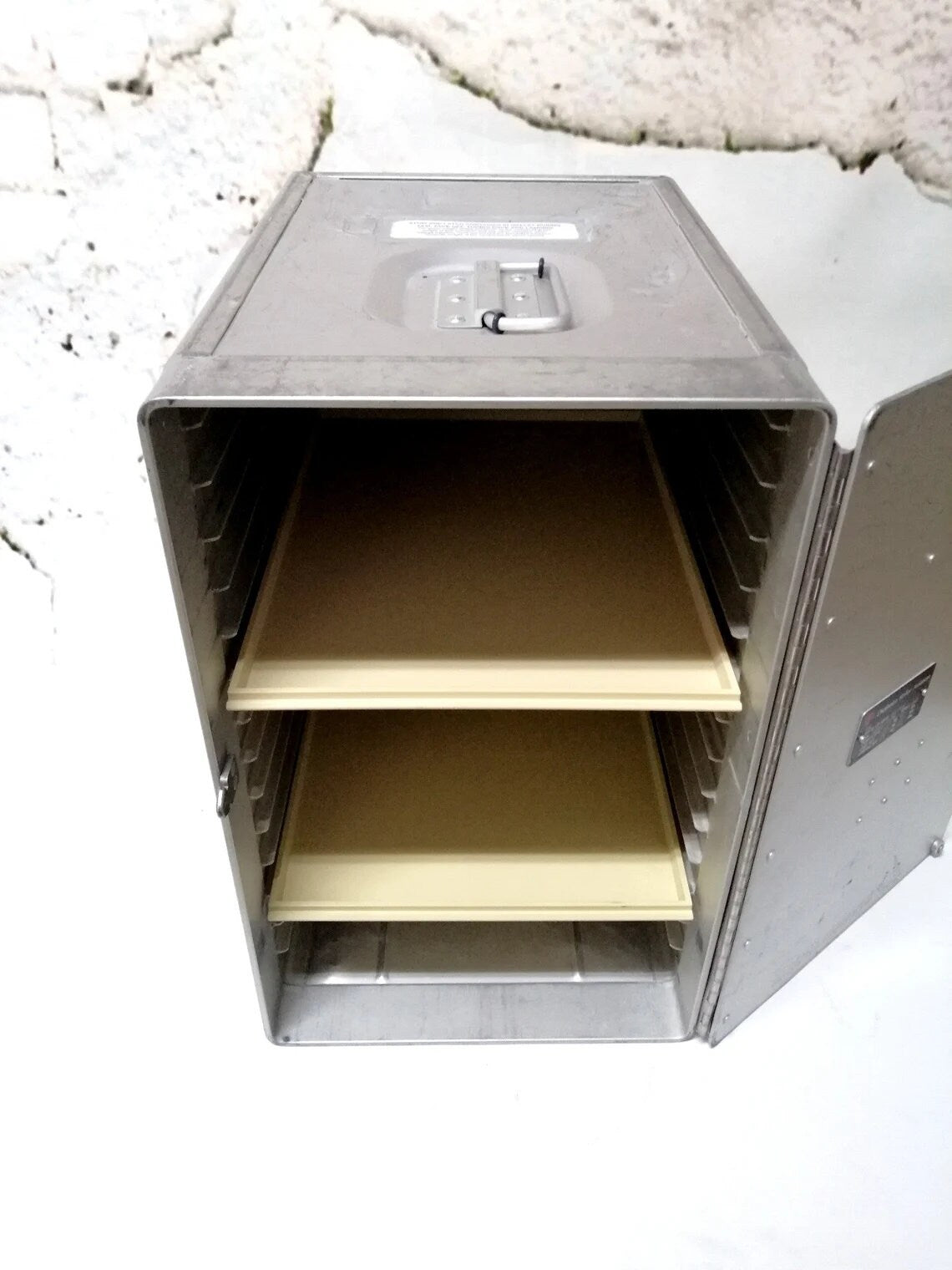 Lot of 10 Original Jet Airways Airline Serving Full Size Trays for Airline Galley Carts Trolleys - Airplane Boxes Containers - ATLAS