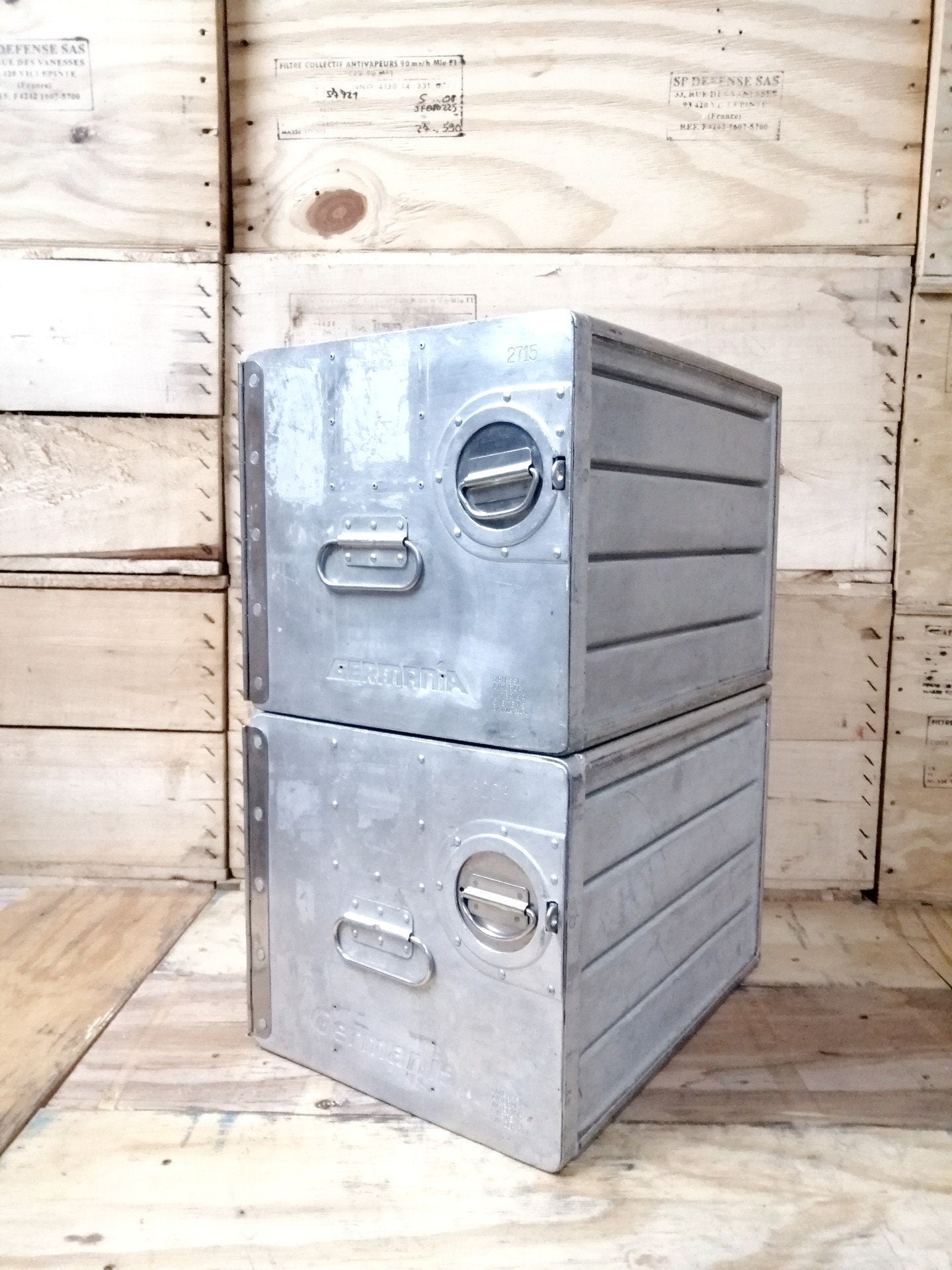 Germania Airlines, Original Airline Galley Box, Aircraft Storage Container, Industrial Cabinet
