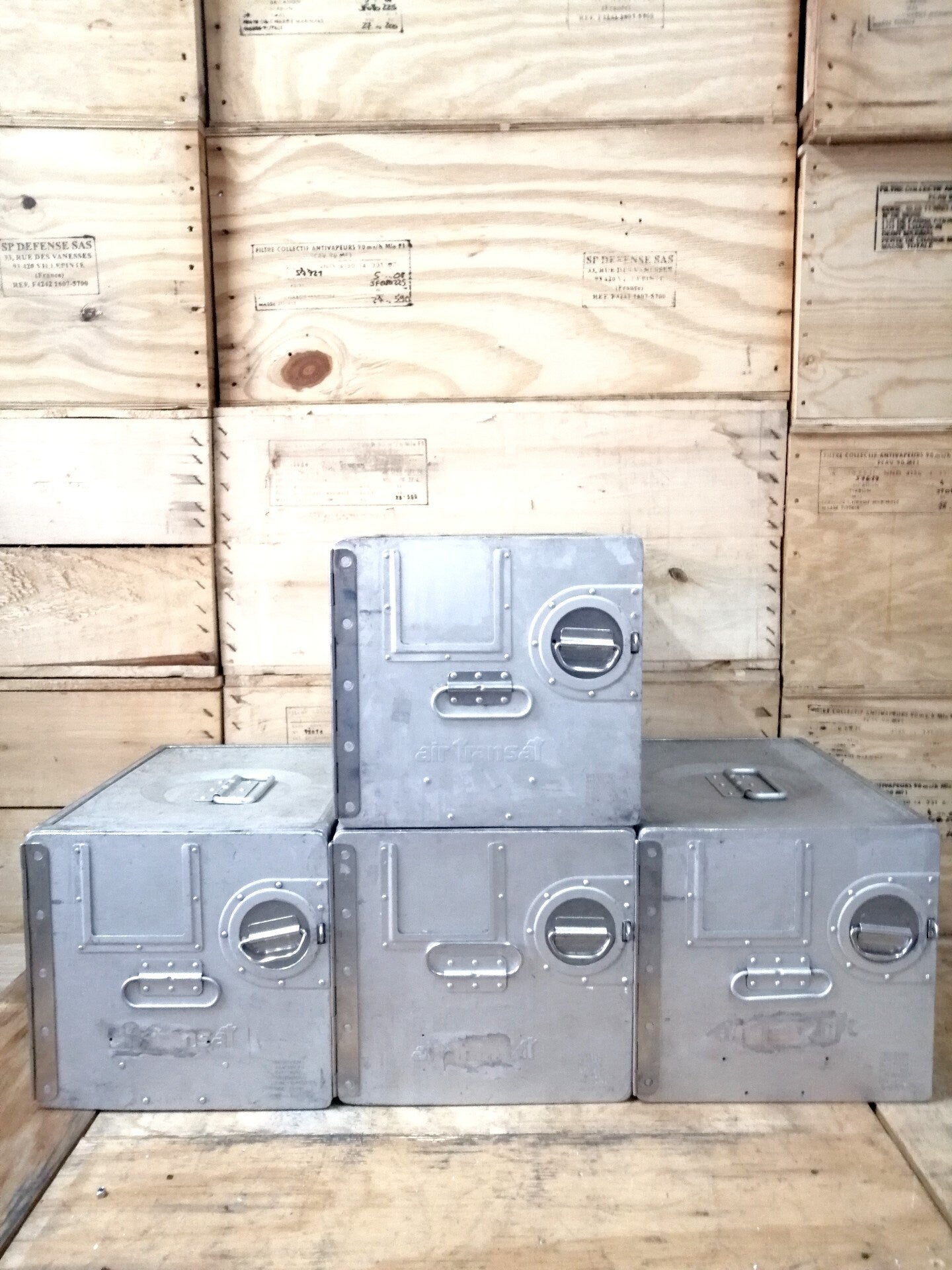 Air Transat - Original Airline Galley Box, Aircraft Storage Container, Industrial Cabinet