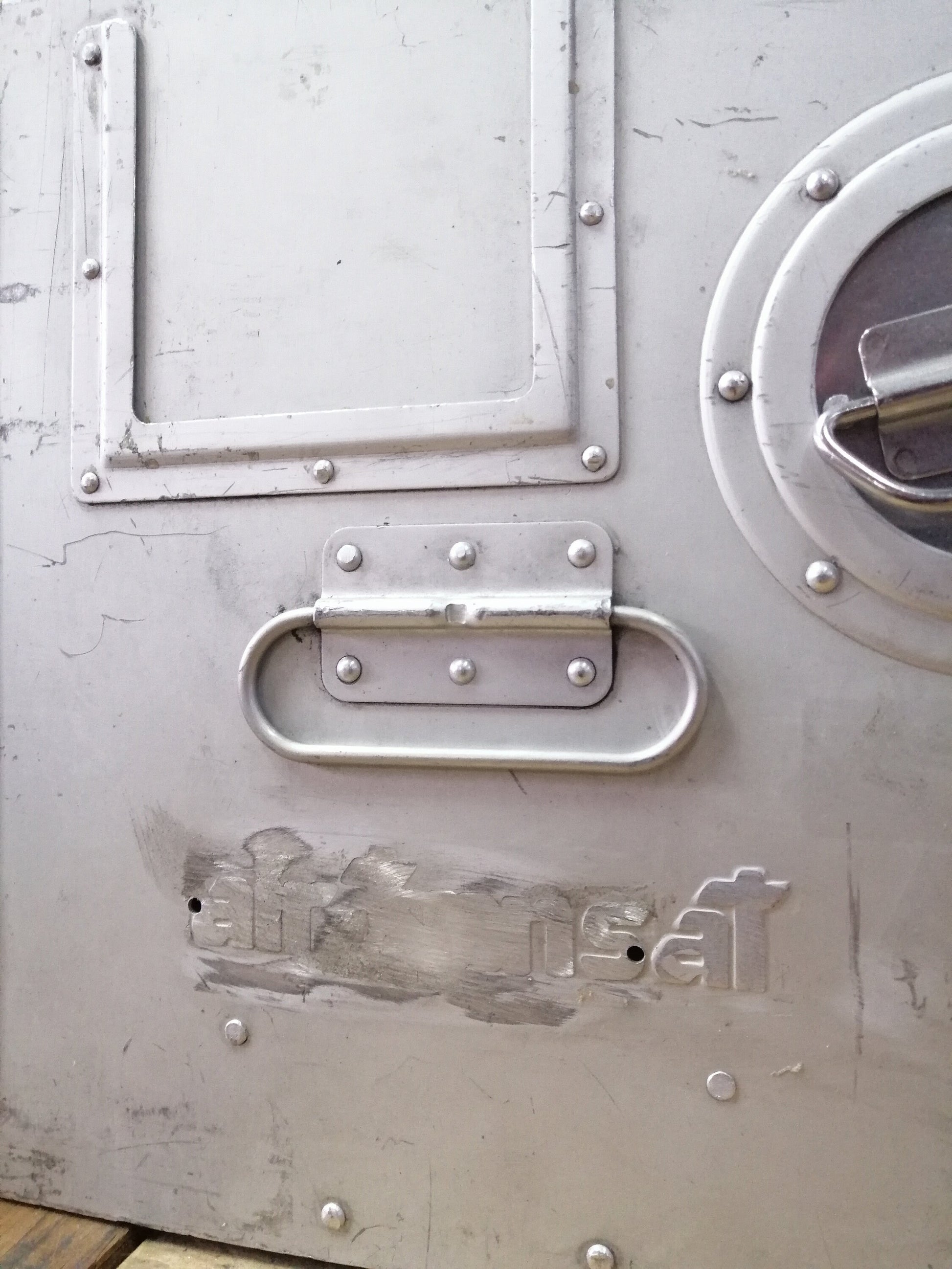 Air Transat - Original Airline Galley Box, Aircraft Storage Container, Industrial Cabinet