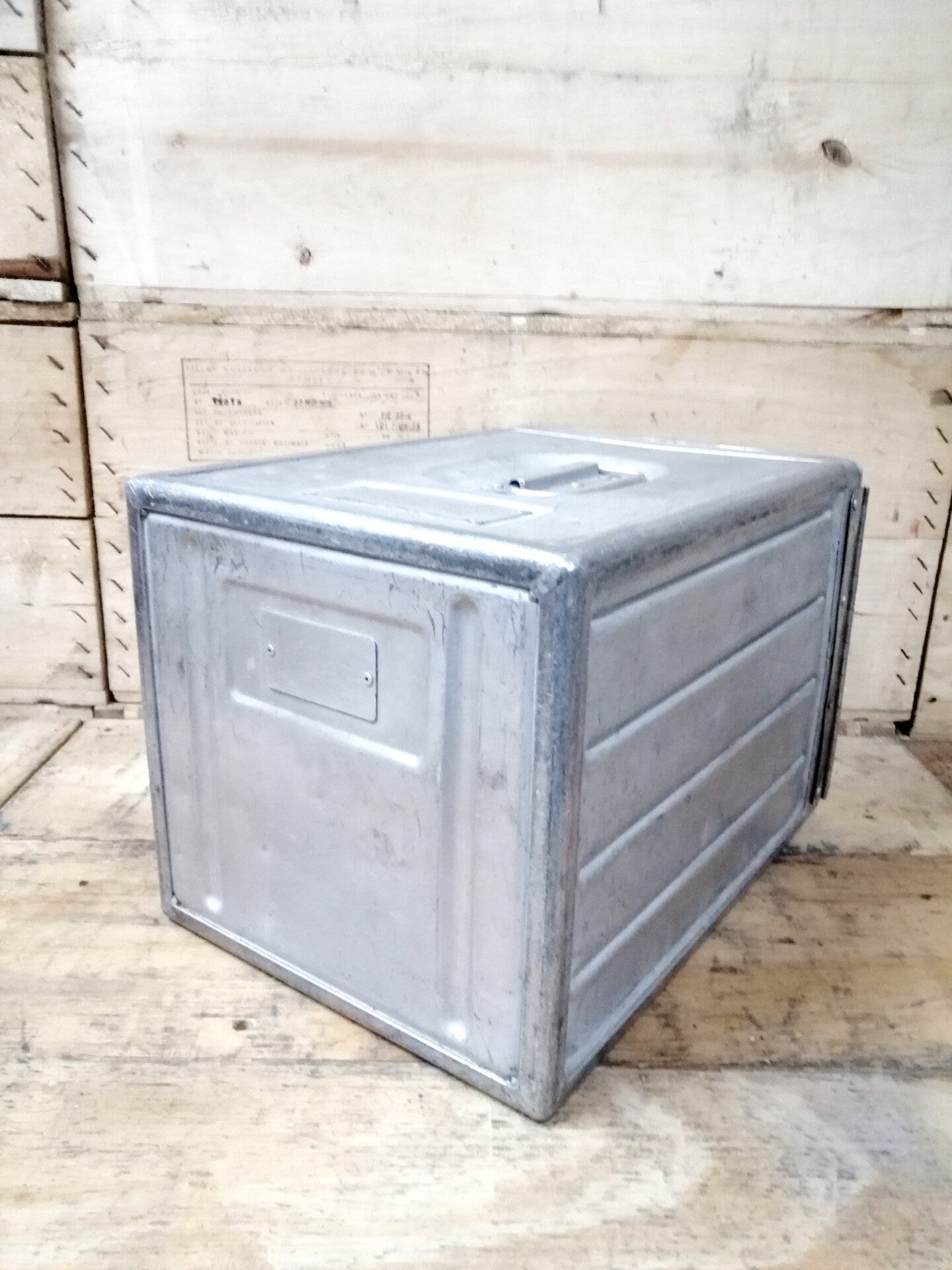 Airbus Transport International, Original Vintage Airline Galley Box, Aircraft Storage Container, Cabinet, Nightstand