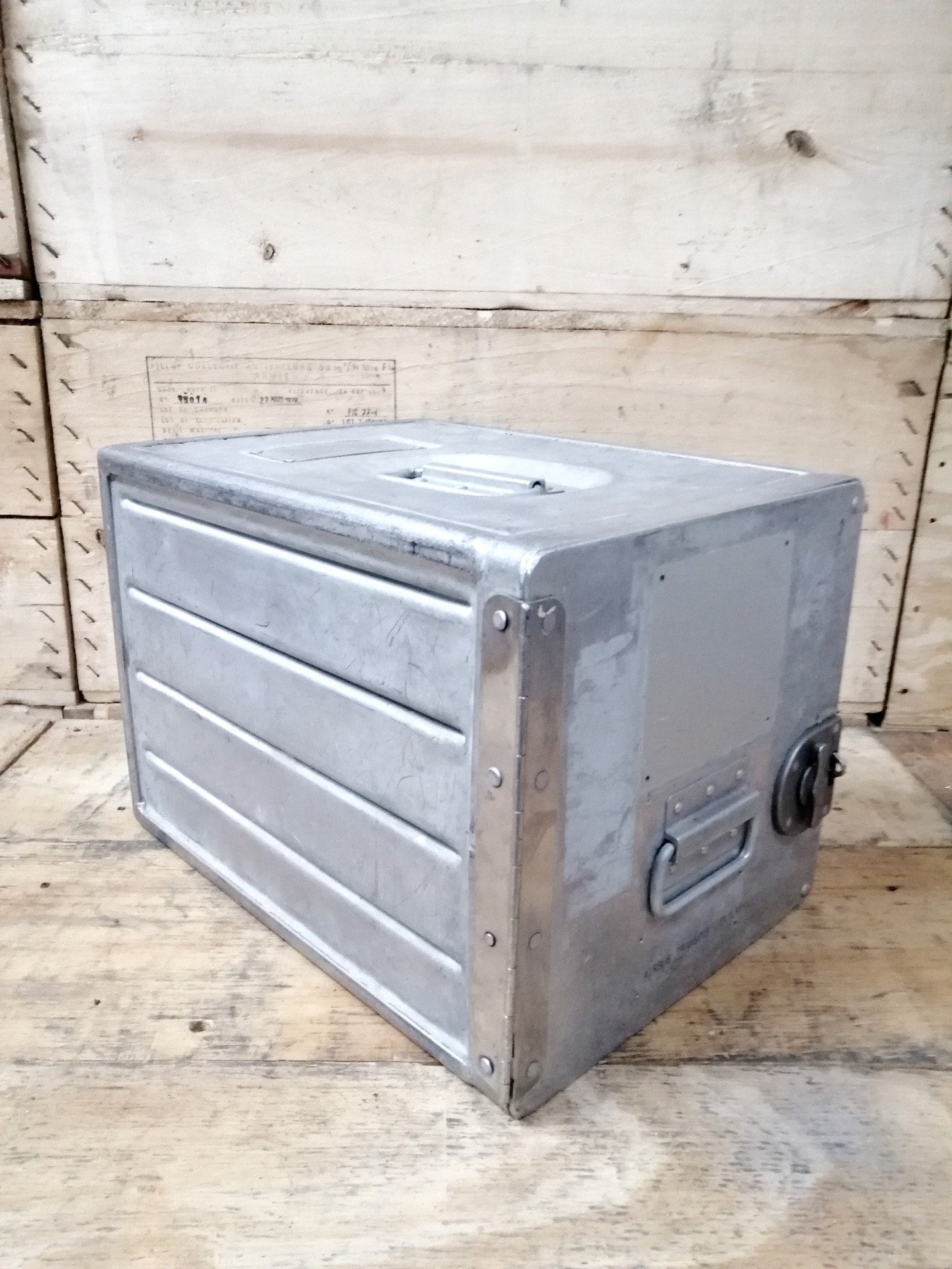 Airbus Transport International, Original Vintage Airline Galley Box, Aircraft Storage Container, Cabinet, Nightstand