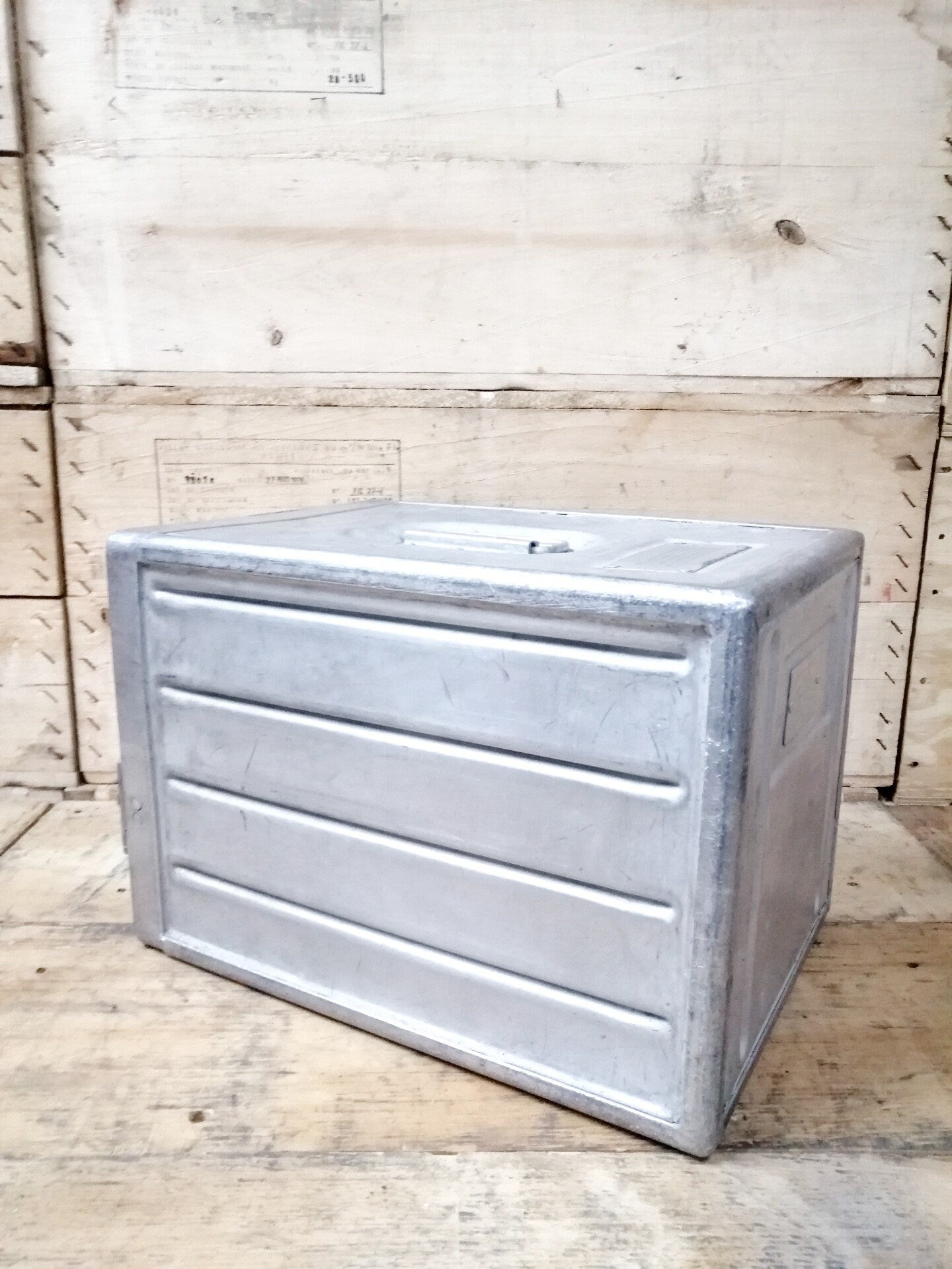 Airbus Transport International, Original Vintage Airline Galley Box, Aircraft Storage Container, Cabinet, Nightstand