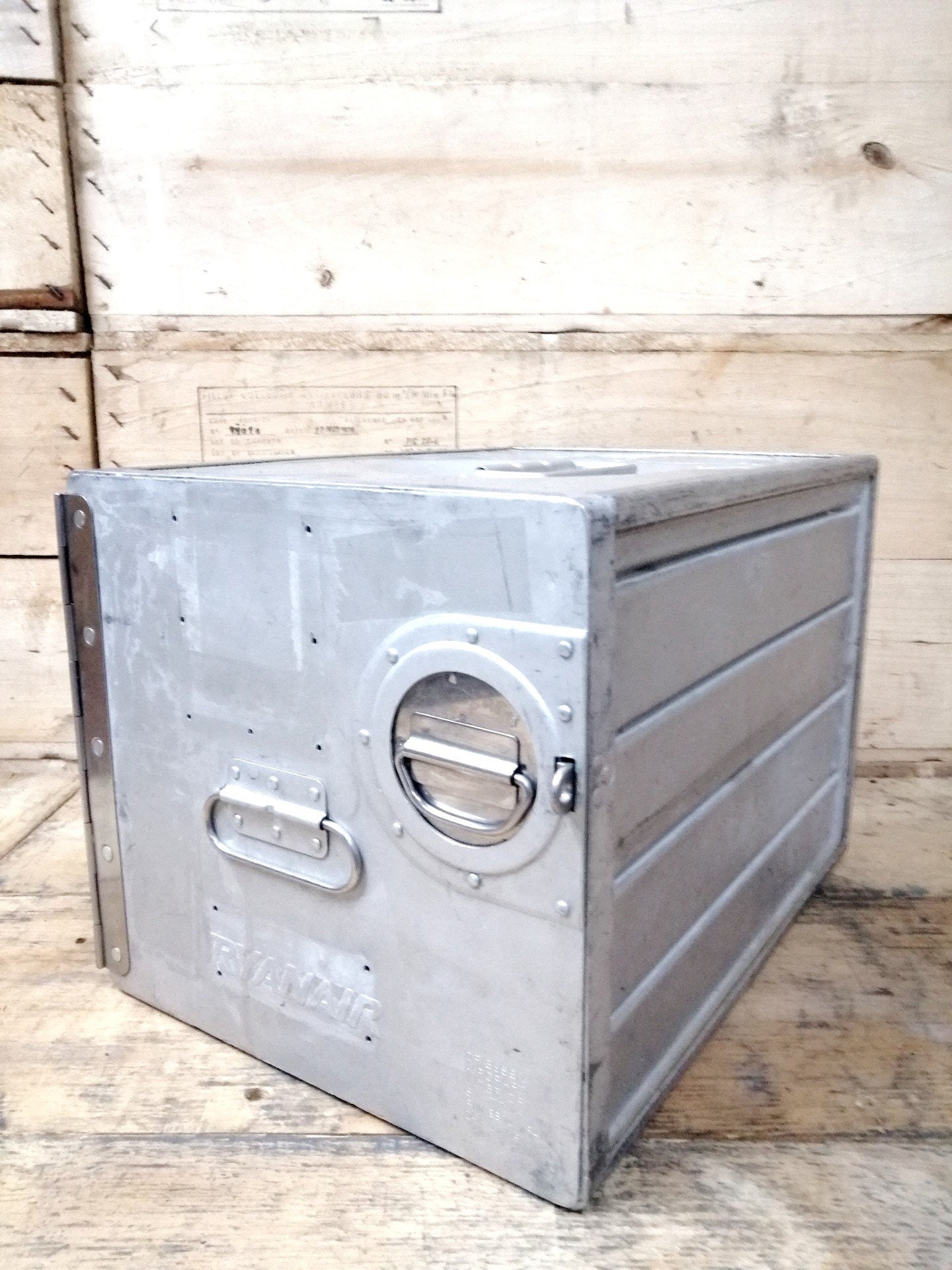 Ryanair Original Airline Galley Box, Aircraft Storage Container, Industrial Cabinet, Night Stand