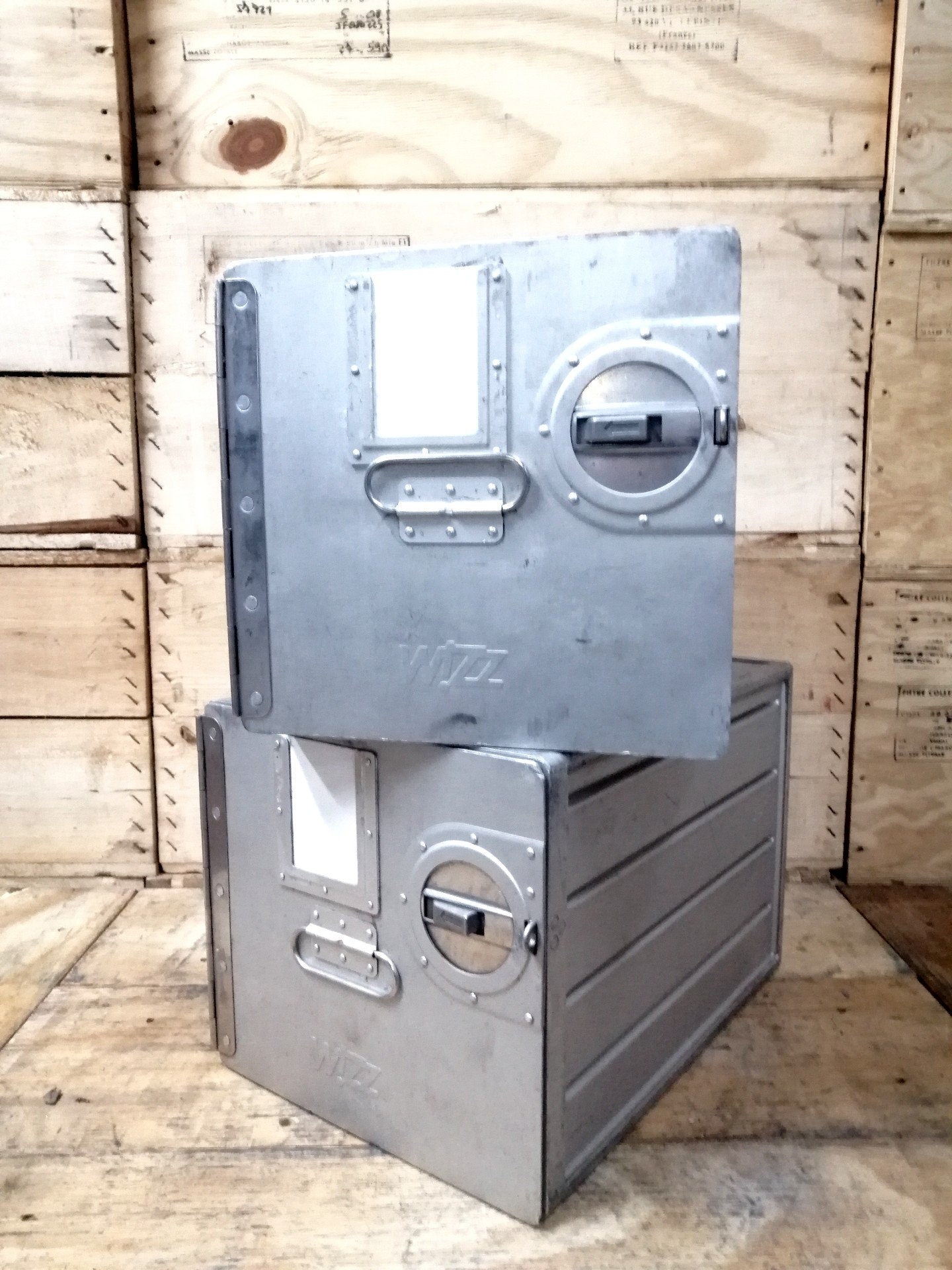 Wizz Air Original Airline Galley Box, Aircraft Storage Container, Industrial Cabinet, Night Stand