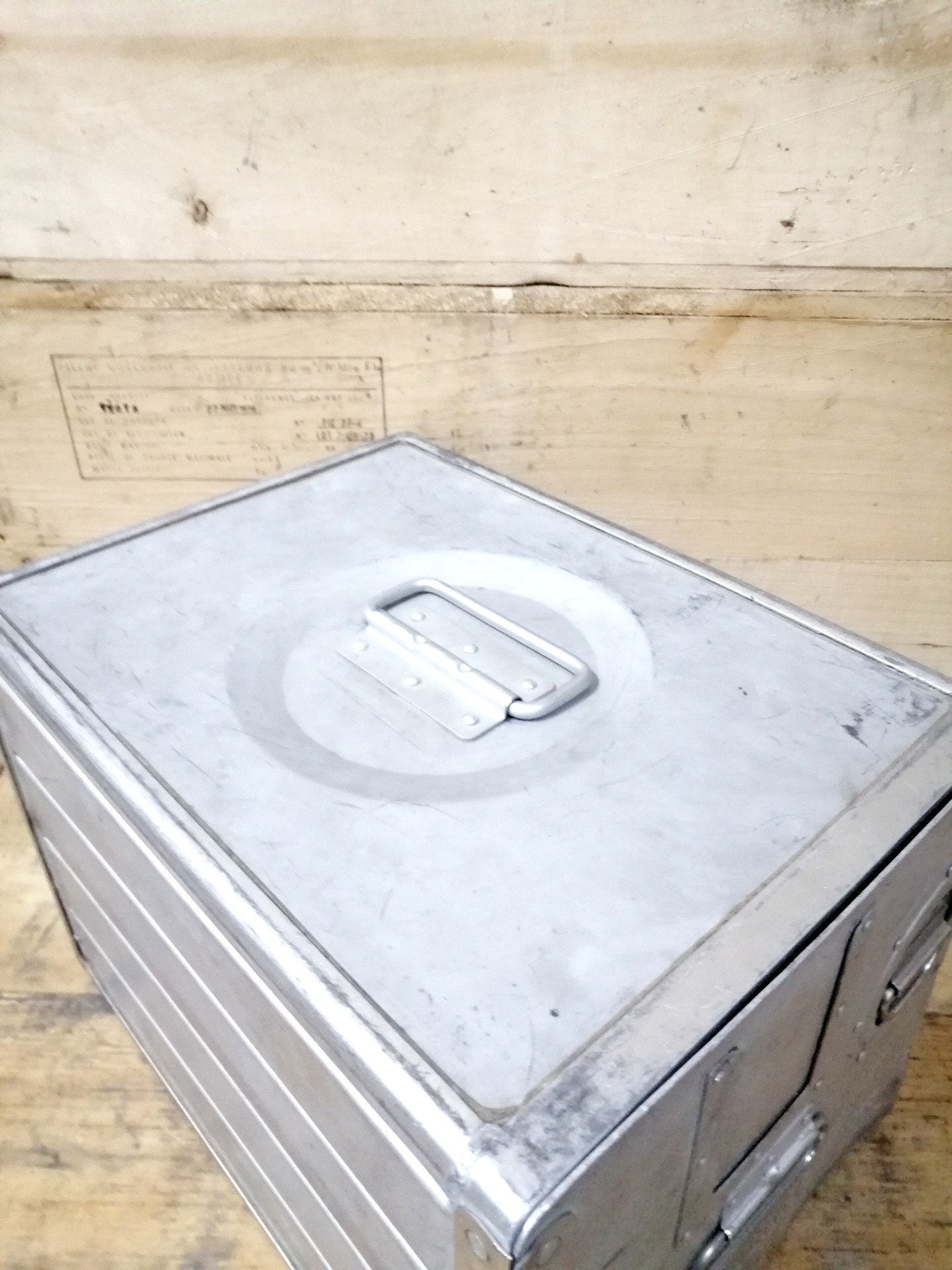 Kingfisher Airlines Original Airline Galley Box, Aircraft Storage Container, Industrial Cabinet, Night Stand