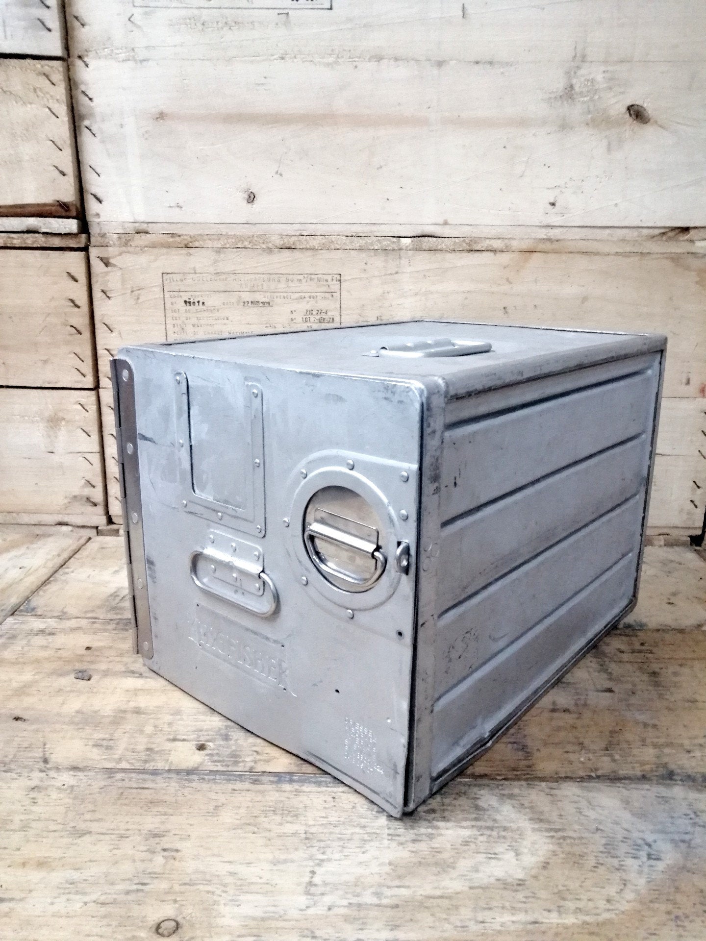 Kingfisher Airlines Original Airline Galley Box, Aircraft Storage Container, Industrial Cabinet, Night Stand