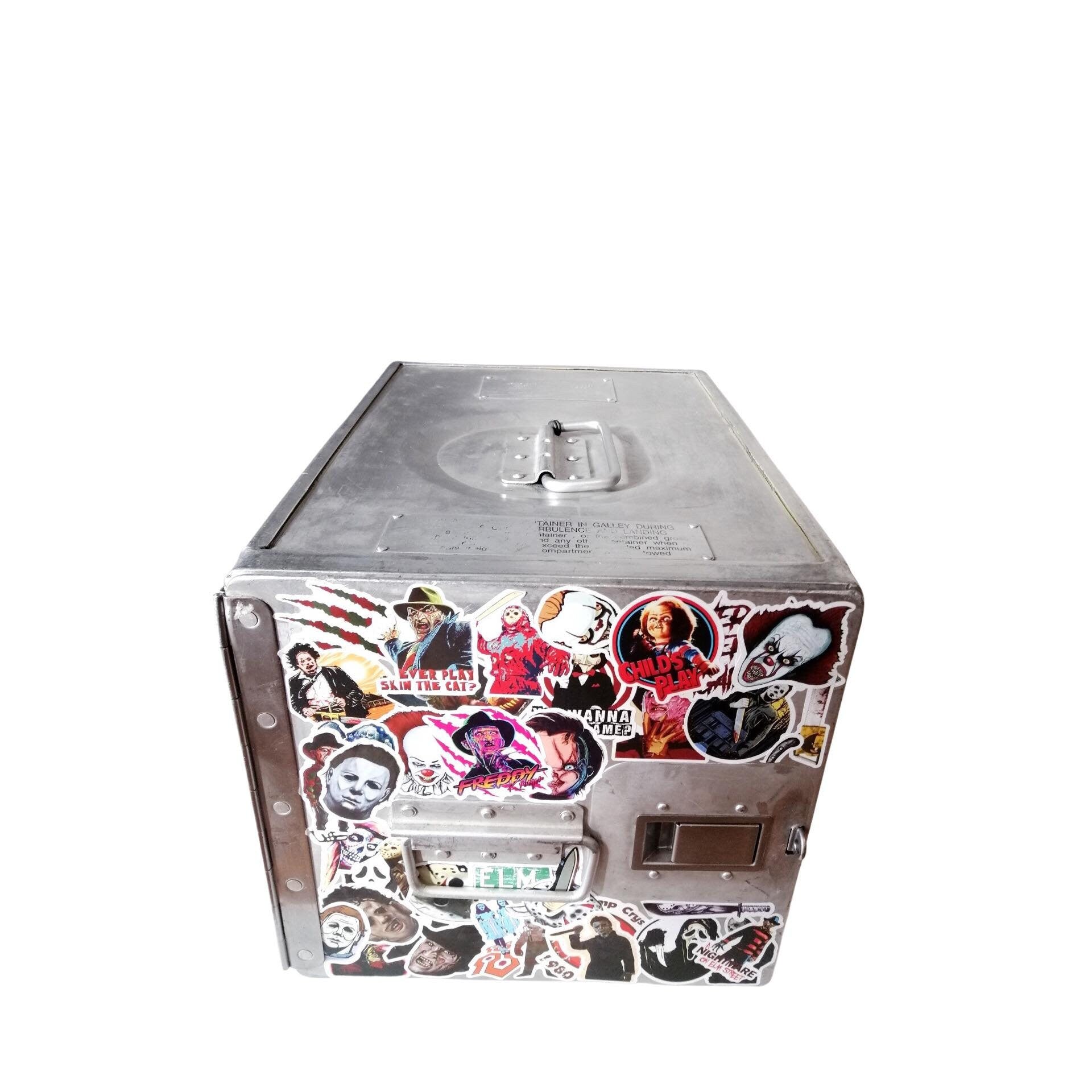 Airline Galley Container - Airplane Storage Container - Horror Stars Design - Nightstand, Industrial Cabinet, Side Table, Delta Airlines