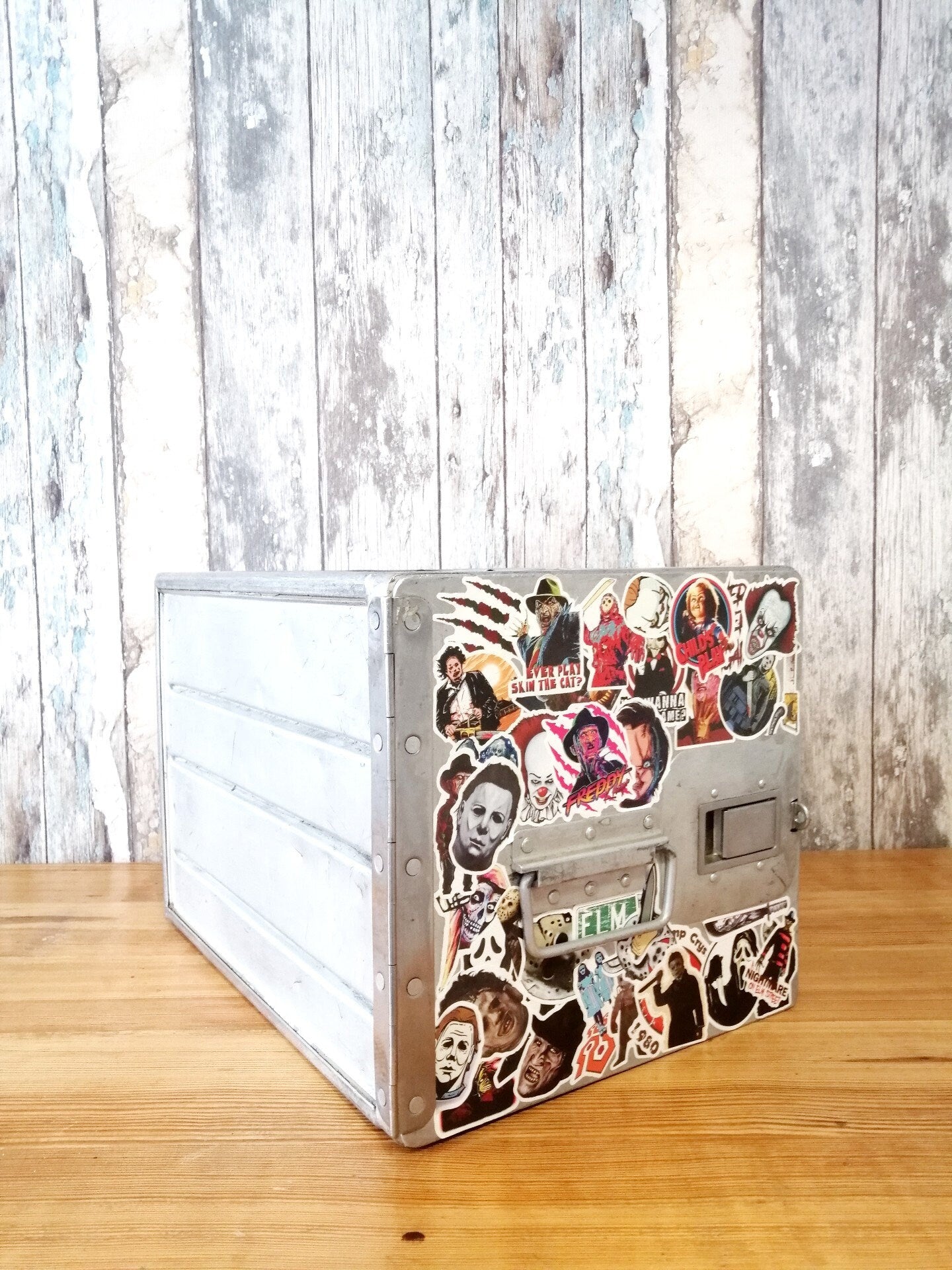 Airline Galley Container - Airplane Storage Container - Horror Stars Design - Nightstand, Industrial Cabinet, Side Table, Delta Airlines