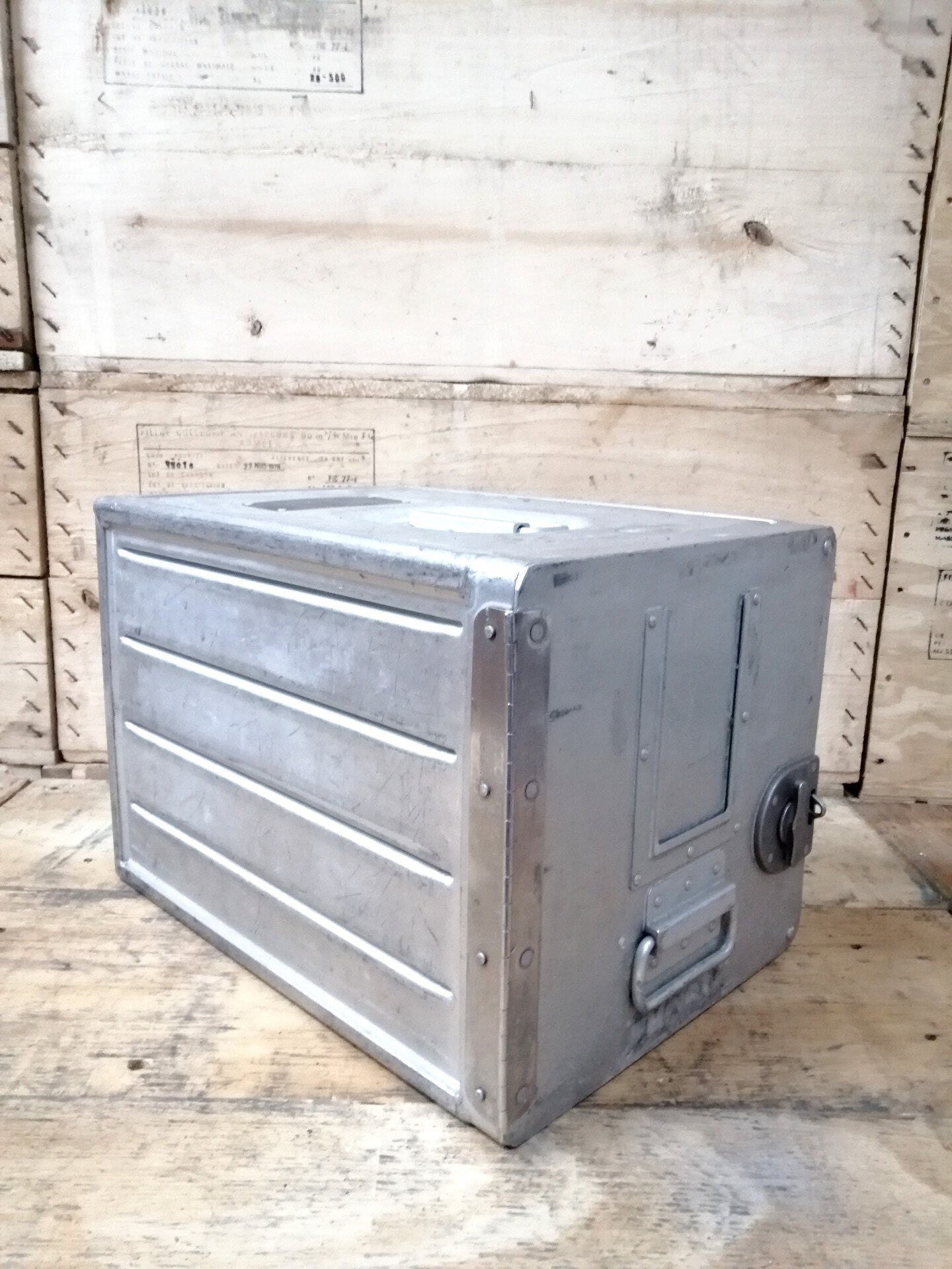 EVA AIR, Original Vintage Airline Galley Box, Aircraft Storage Container, Cabinet, Nightstand