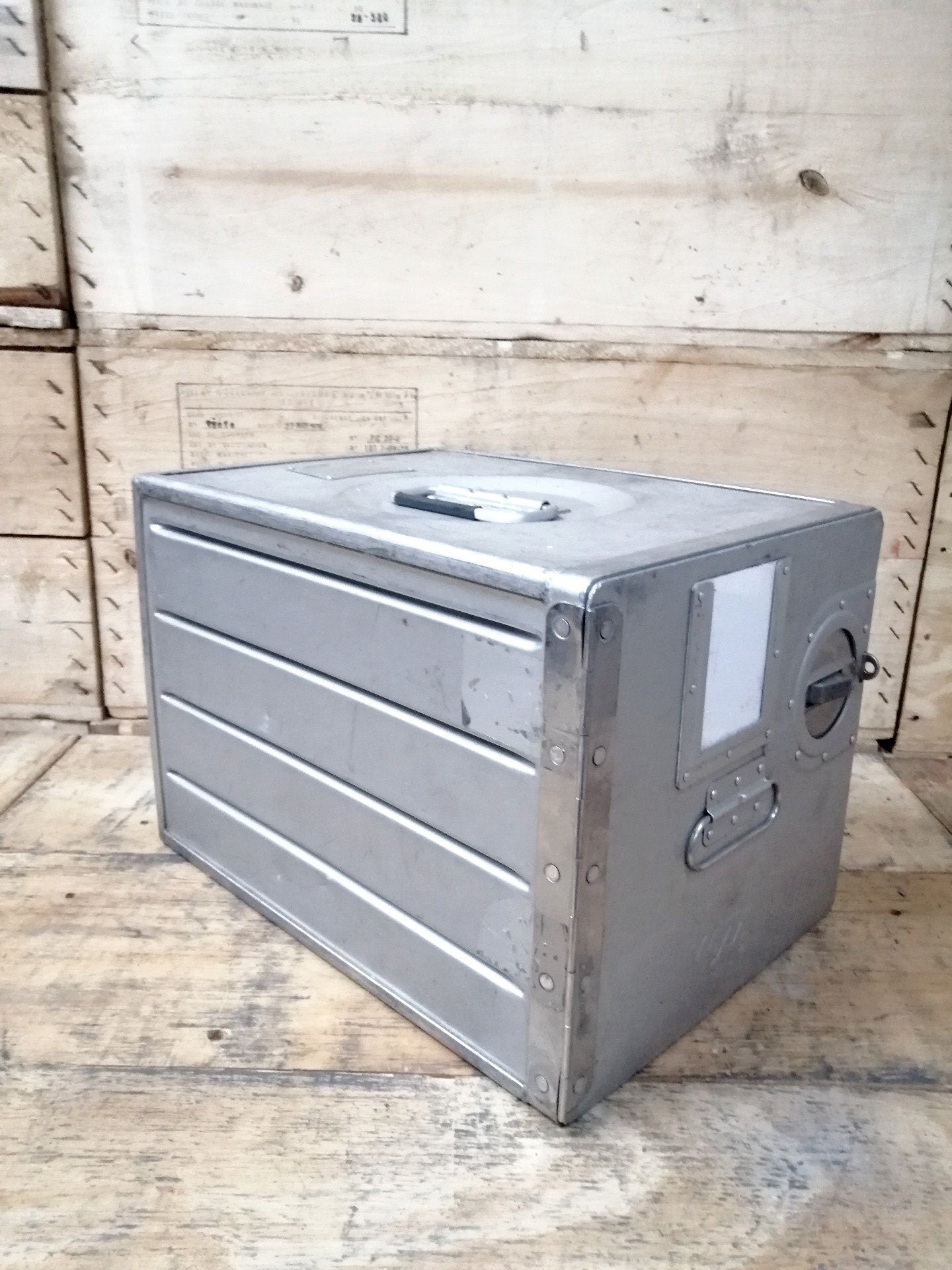 Wizz Air Original Airline Galley Box, Aircraft Storage Container, Industrial Cabinet, Night Stand