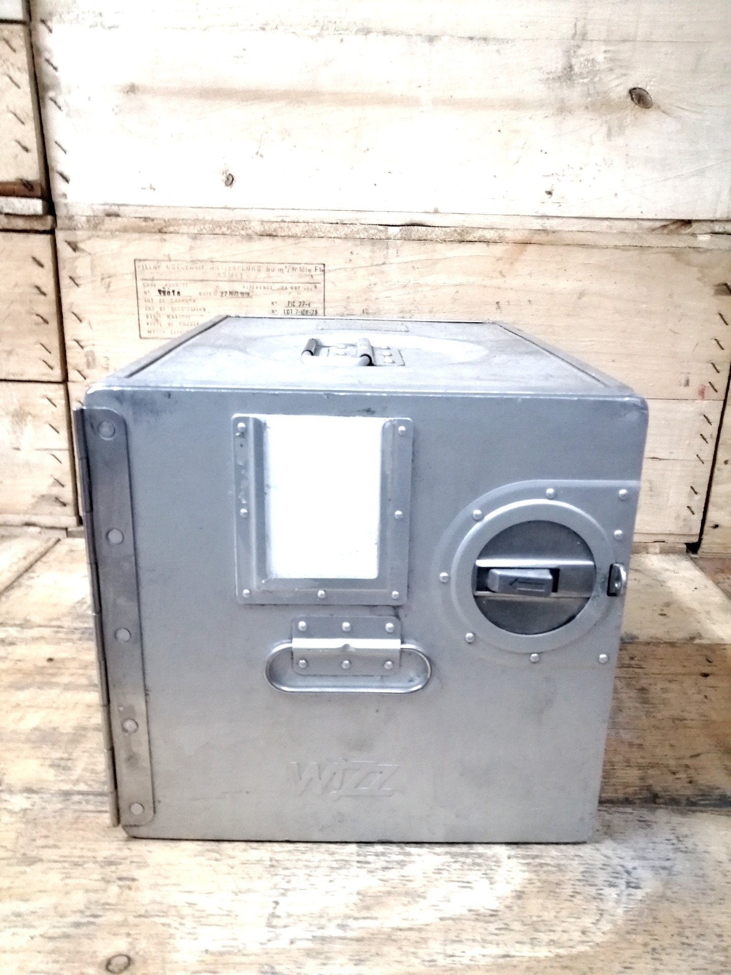 Wizz Air Original Airline Galley Box, Aircraft Storage Container, Industrial Cabinet, Night Stand