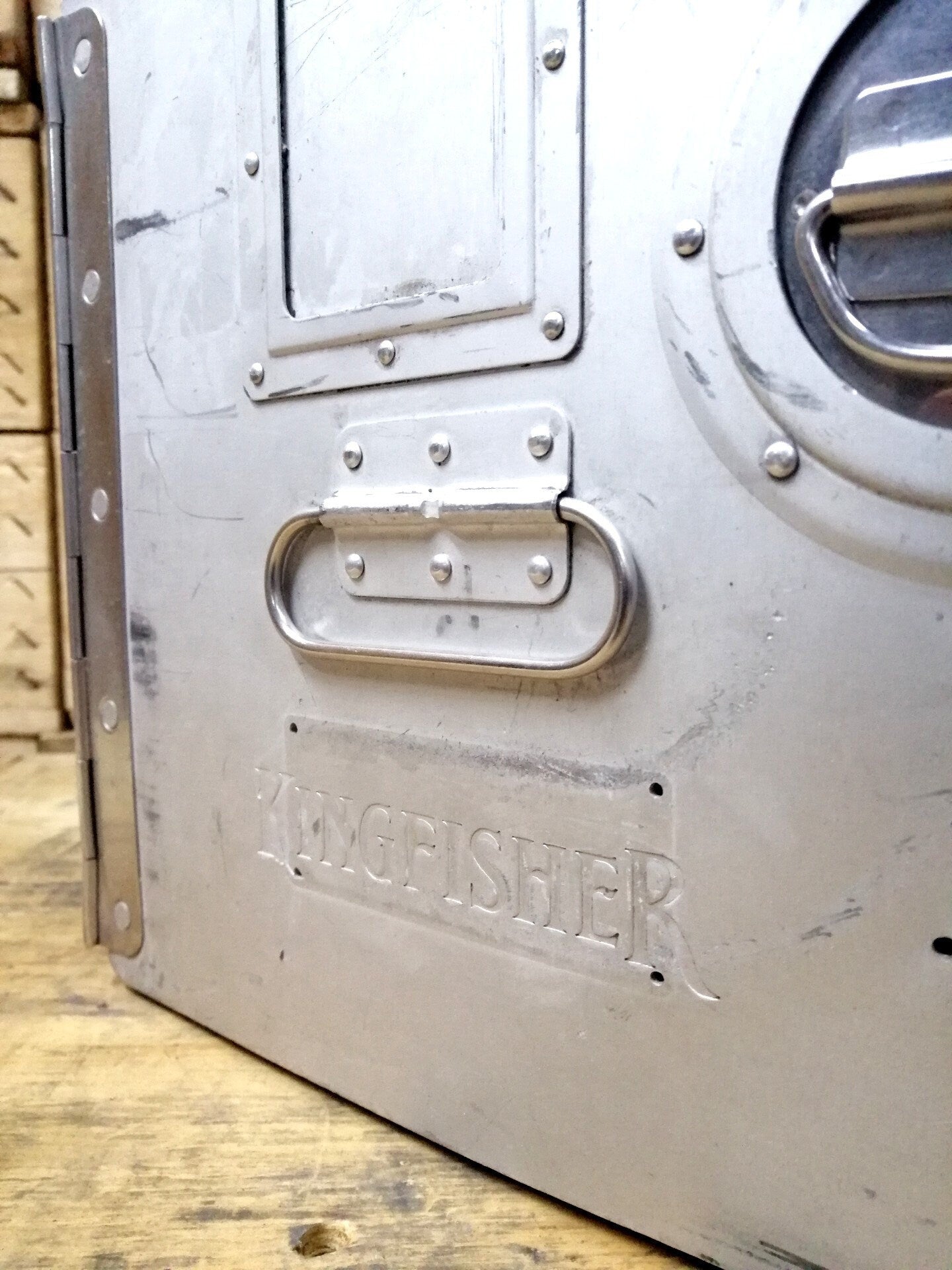 Kingfisher Airlines Original Airline Galley Box, Aircraft Storage Container, Industrial Cabinet, Night Stand