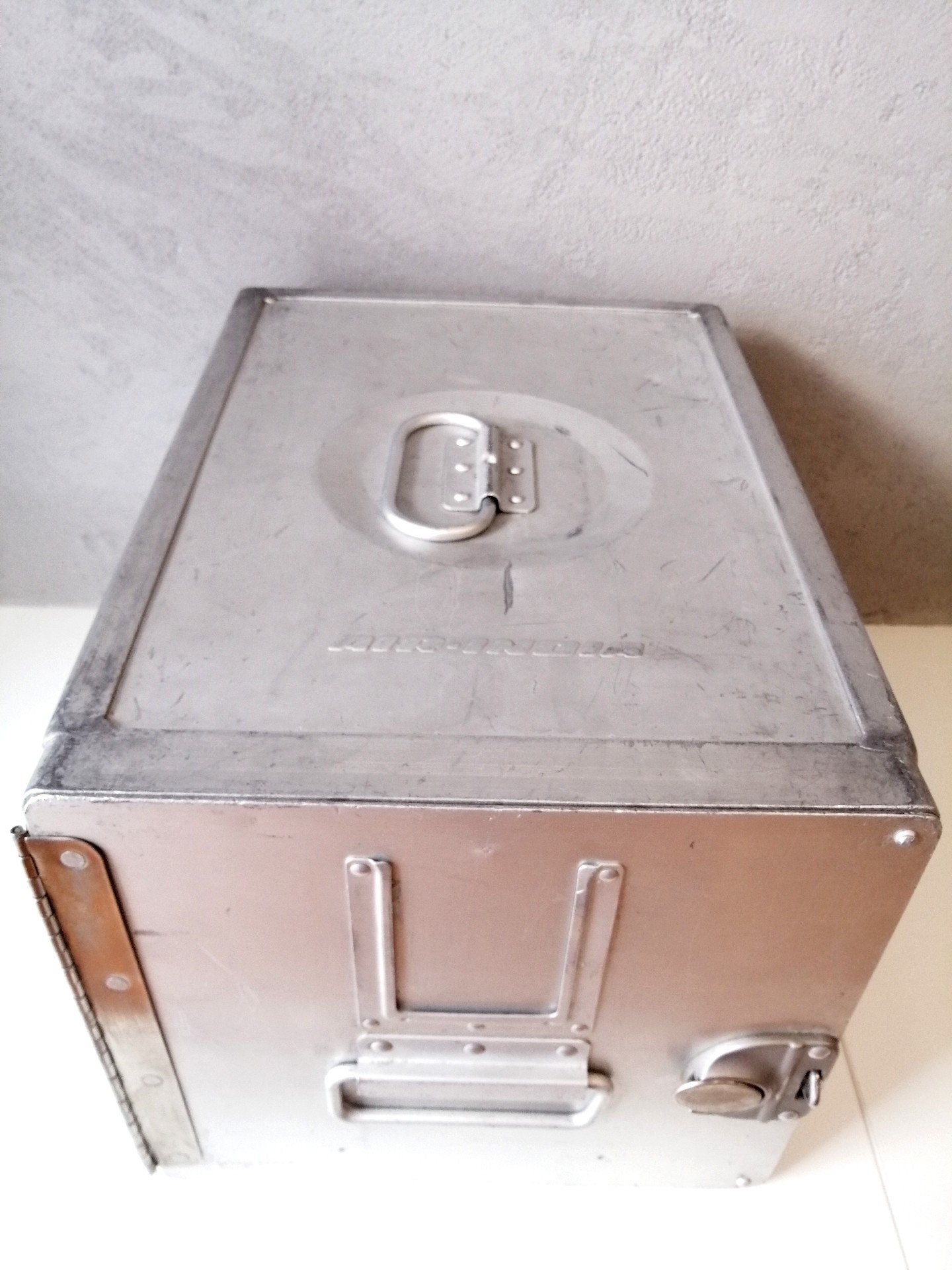 Air India Original Airline Galley Box, Aircraft Storage Container, Industrial Cabinet, Night Stand
