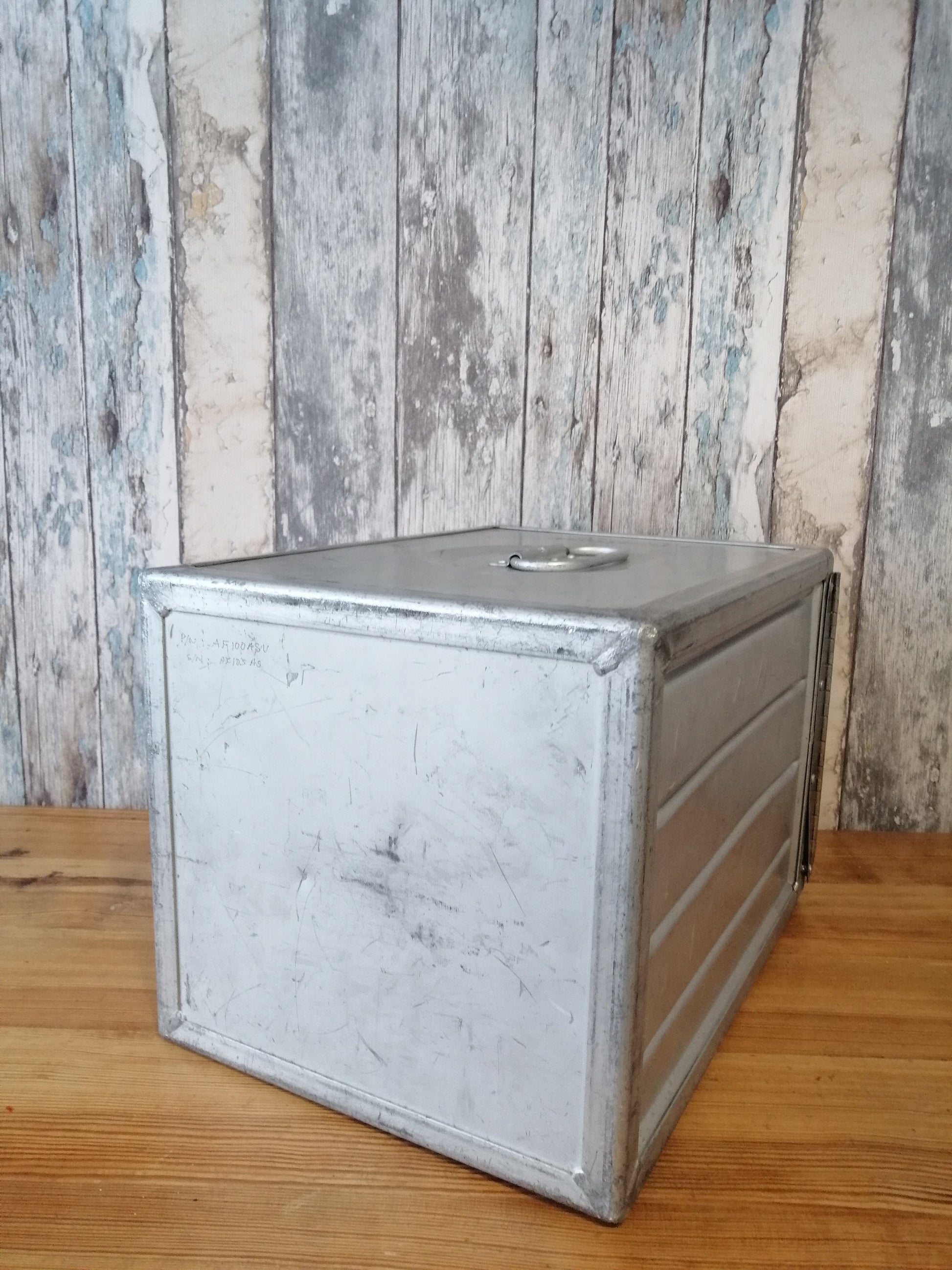 Air India Original Airline Galley Box, Aircraft Storage Container, Industrial Cabinet, Night Stand