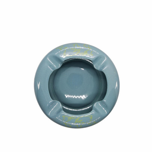 Original BOAC Ceramic Ashtray - British Overseas Airways Corporation 1950s / 1960s Made in England by Wade Regicor