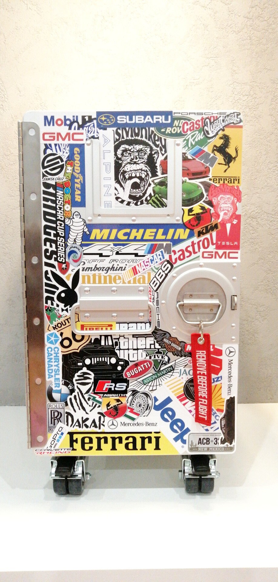 Brand New Airline Galley Container - Airplane Box - Automobilia Design - Nightstand, Industrial Cabinet, Side Table - 3 Drawers Included
