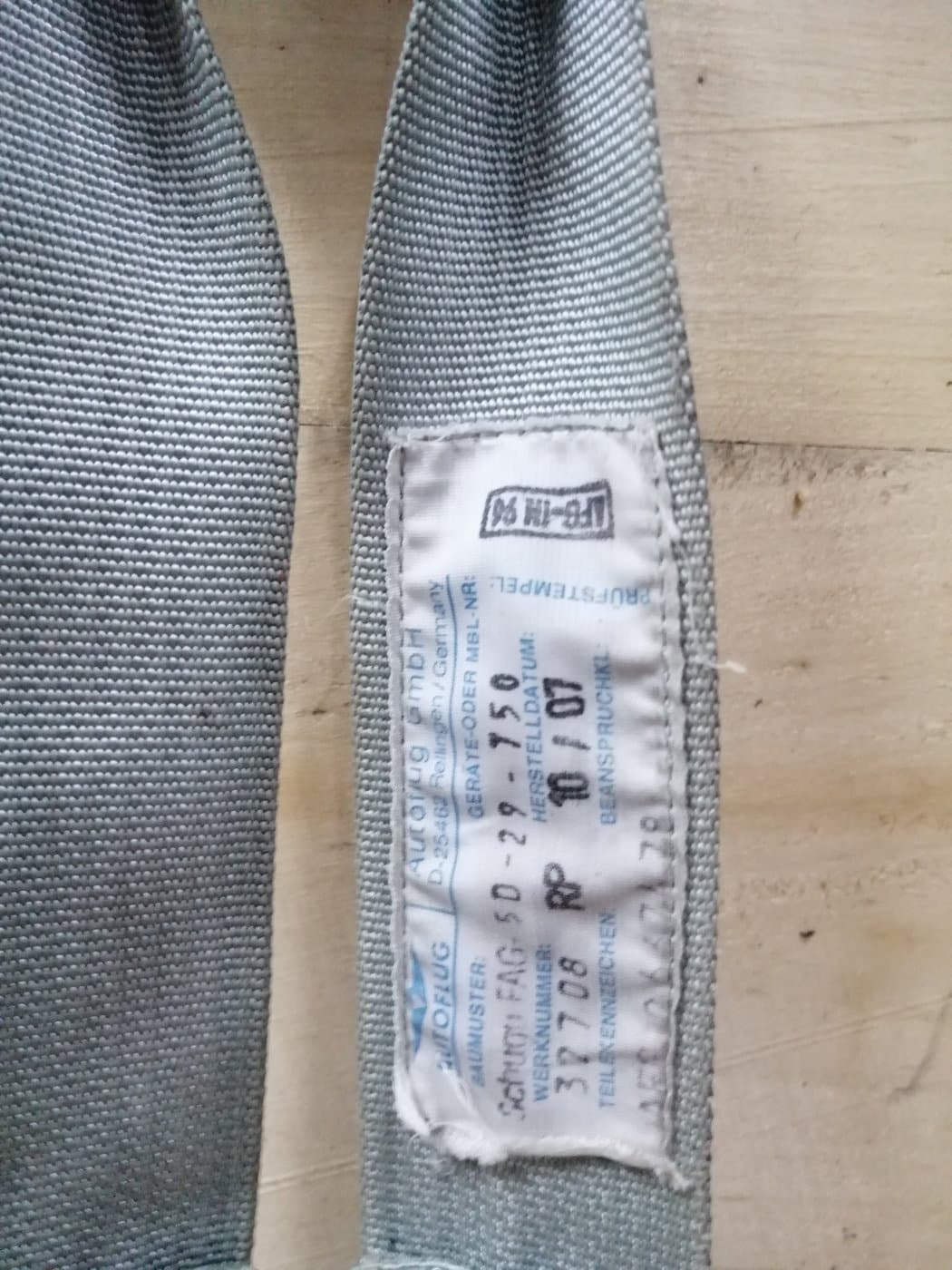 Military Aircraft Safety Belt with Automatic Lock - Pilot Crew Seat Belt