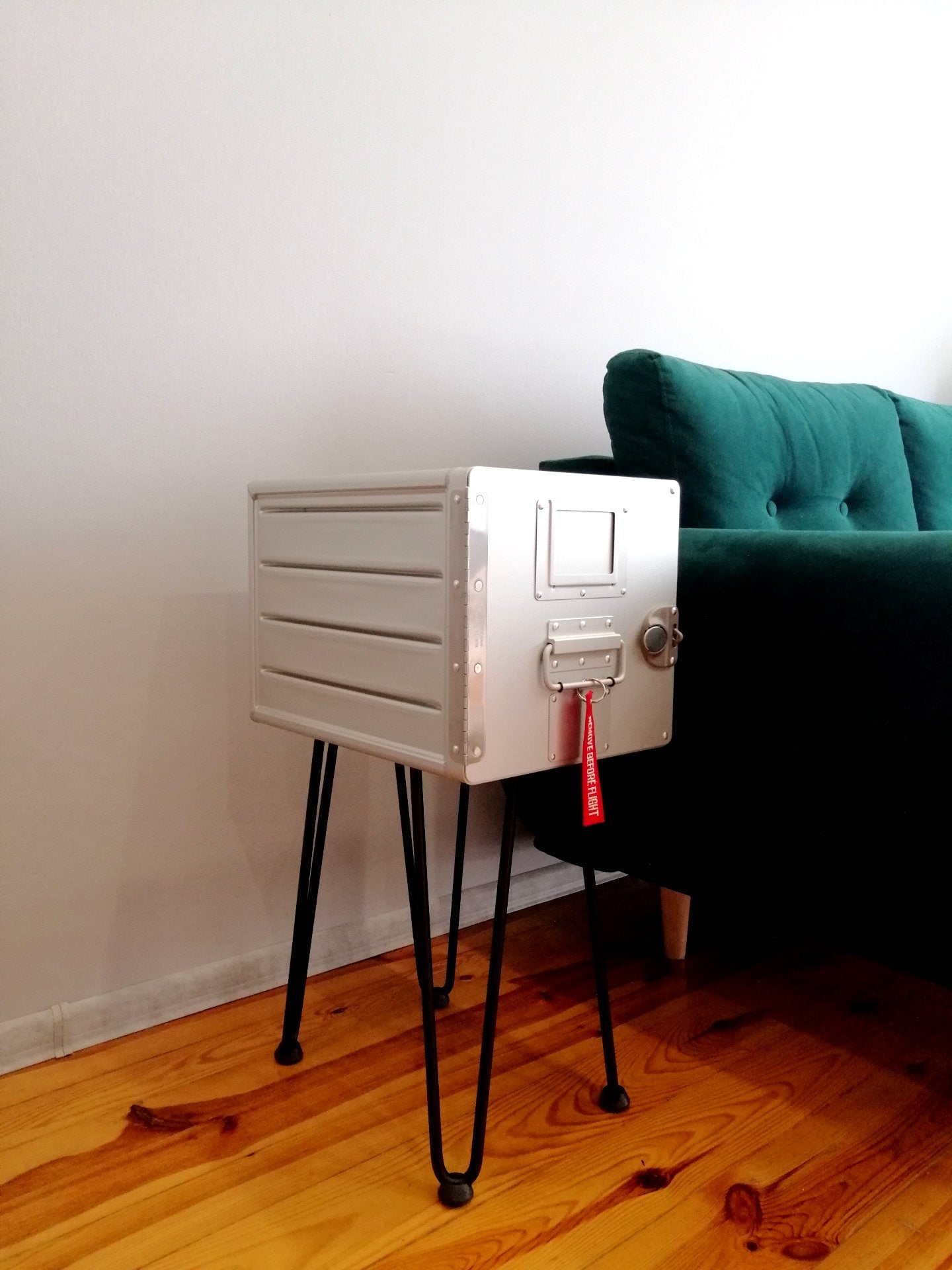 Brand New Airline Galley Box as Side Table, Storage Cabinet, Aviation Design
