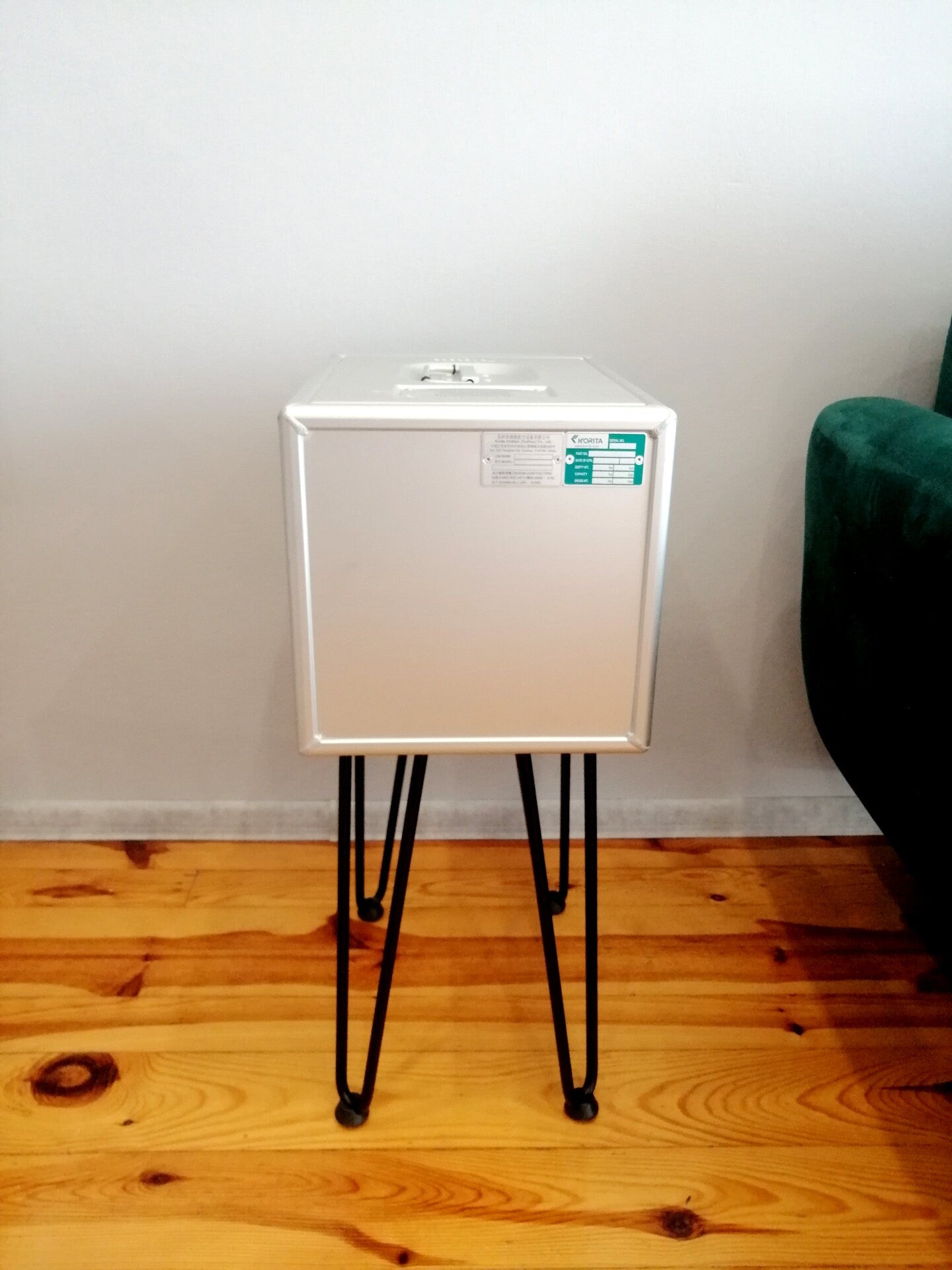 Brand New Airline Galley Box as Side Table, Storage Cabinet, Aviation Design