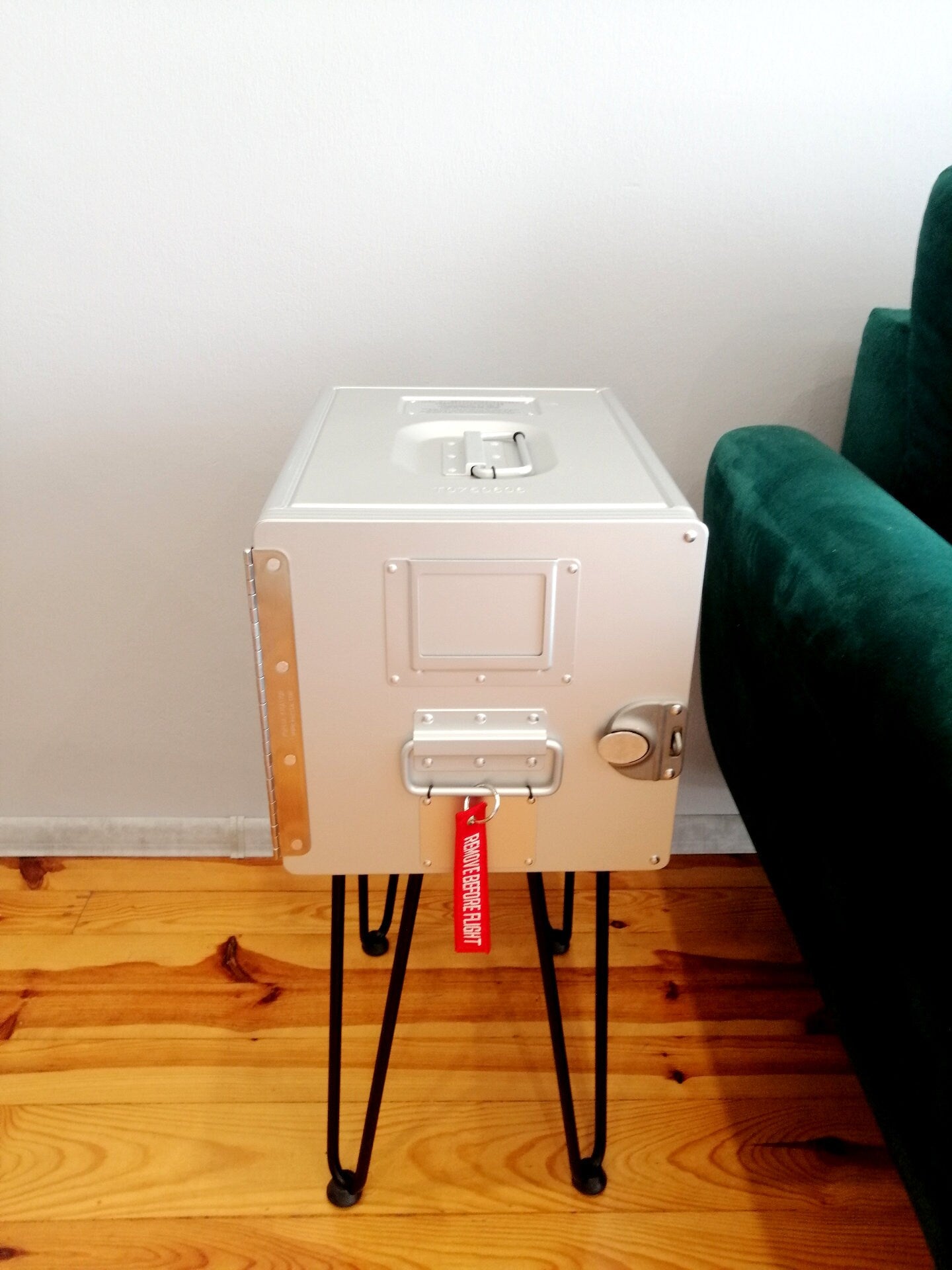 Brand New Airline Galley Box as Side Table, Storage Cabinet, Aviation Design