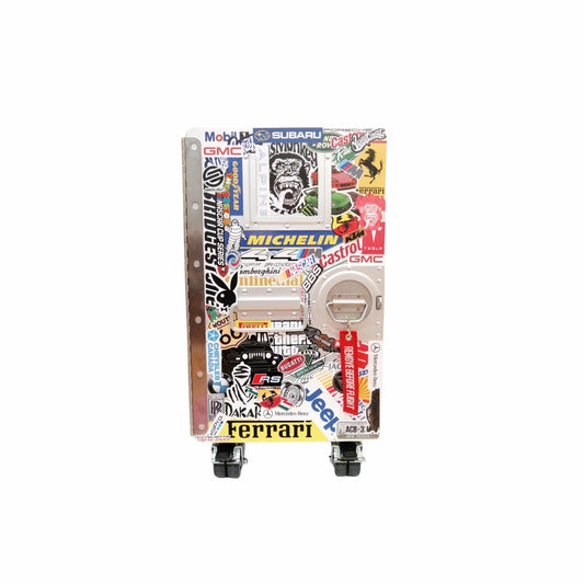 Brand New Airline Galley Container - Airplane Box - Automobilia Design - Nightstand, Industrial Cabinet, Side Table - 3 Drawers Included