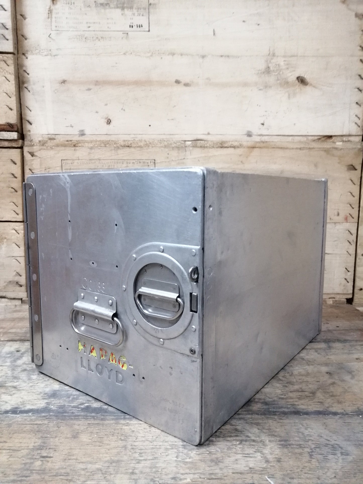 Hapag-Lloyd Original Airline Galley Storage Box, Aircraft Storage Container, Rare & Old and Collectible