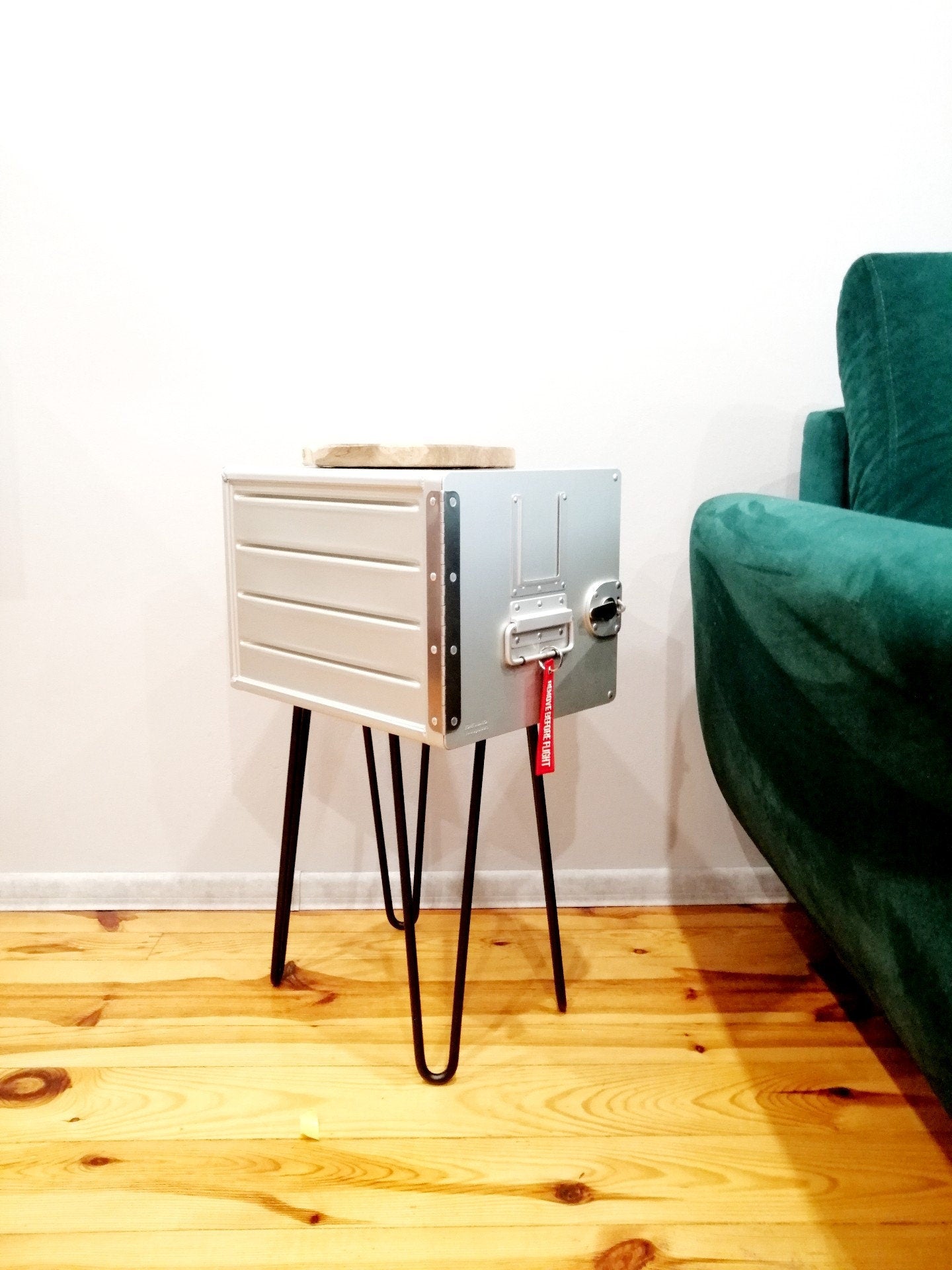 Brand New Airline Galley Storage Box as Side Table, Storage Cabinet, Aviation Design
