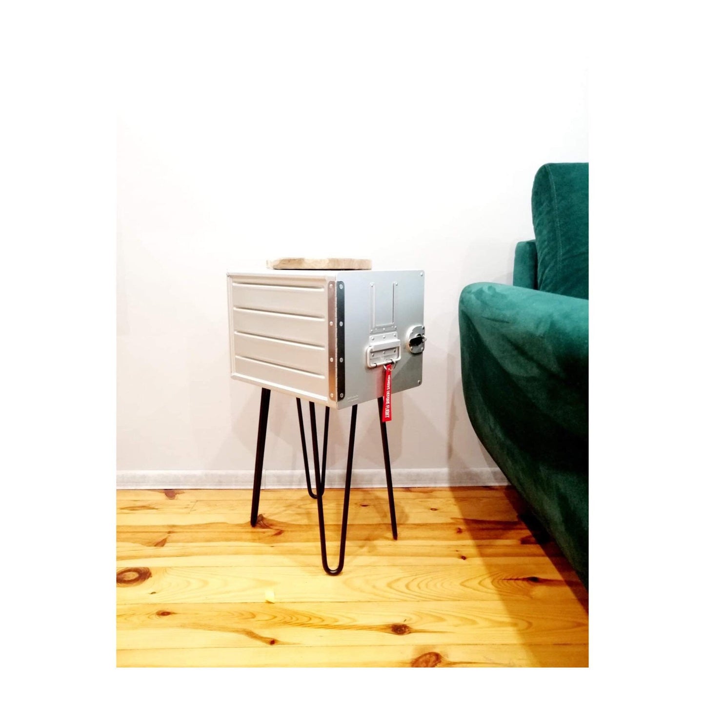 Brand New Airline Galley Storage Box as Side Table, Storage Cabinet, Aviation Design