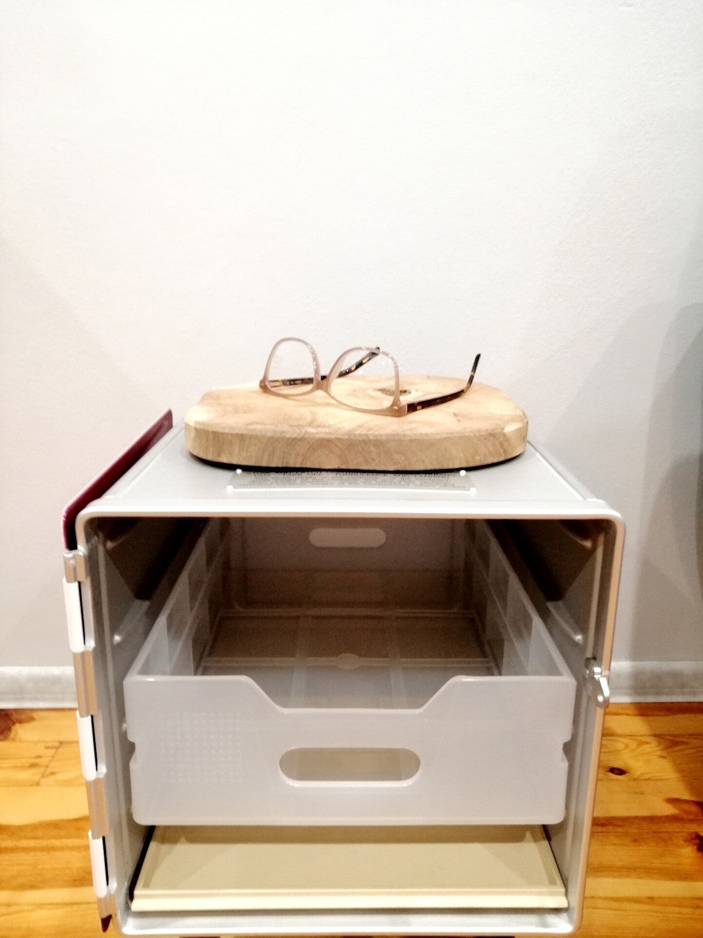 Brand New Air Italy Airline Galley Storage Box as Side Table, Storage Cabinet, Aviation Design