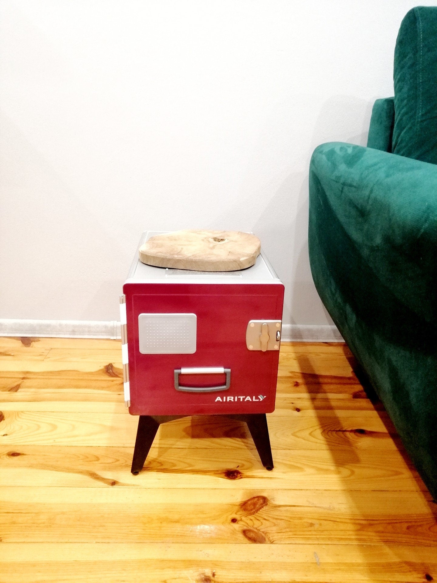 Brand New Air Italy Airline Galley Storage Box as Side Table, Storage Cabinet, Aviation Design