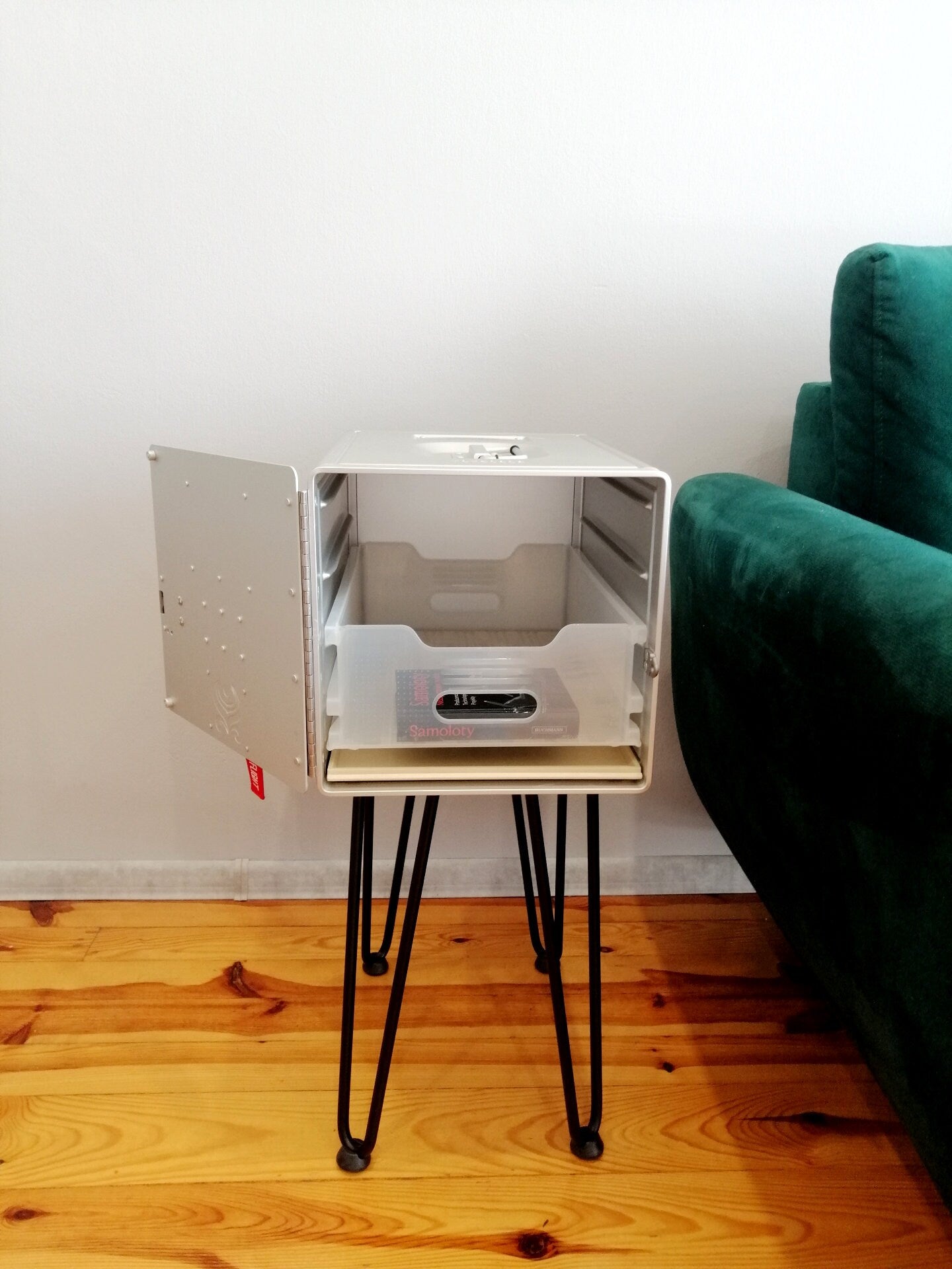 Brand New Airline Galley Box as Side Table, Storage Cabinet, Aviation Design
