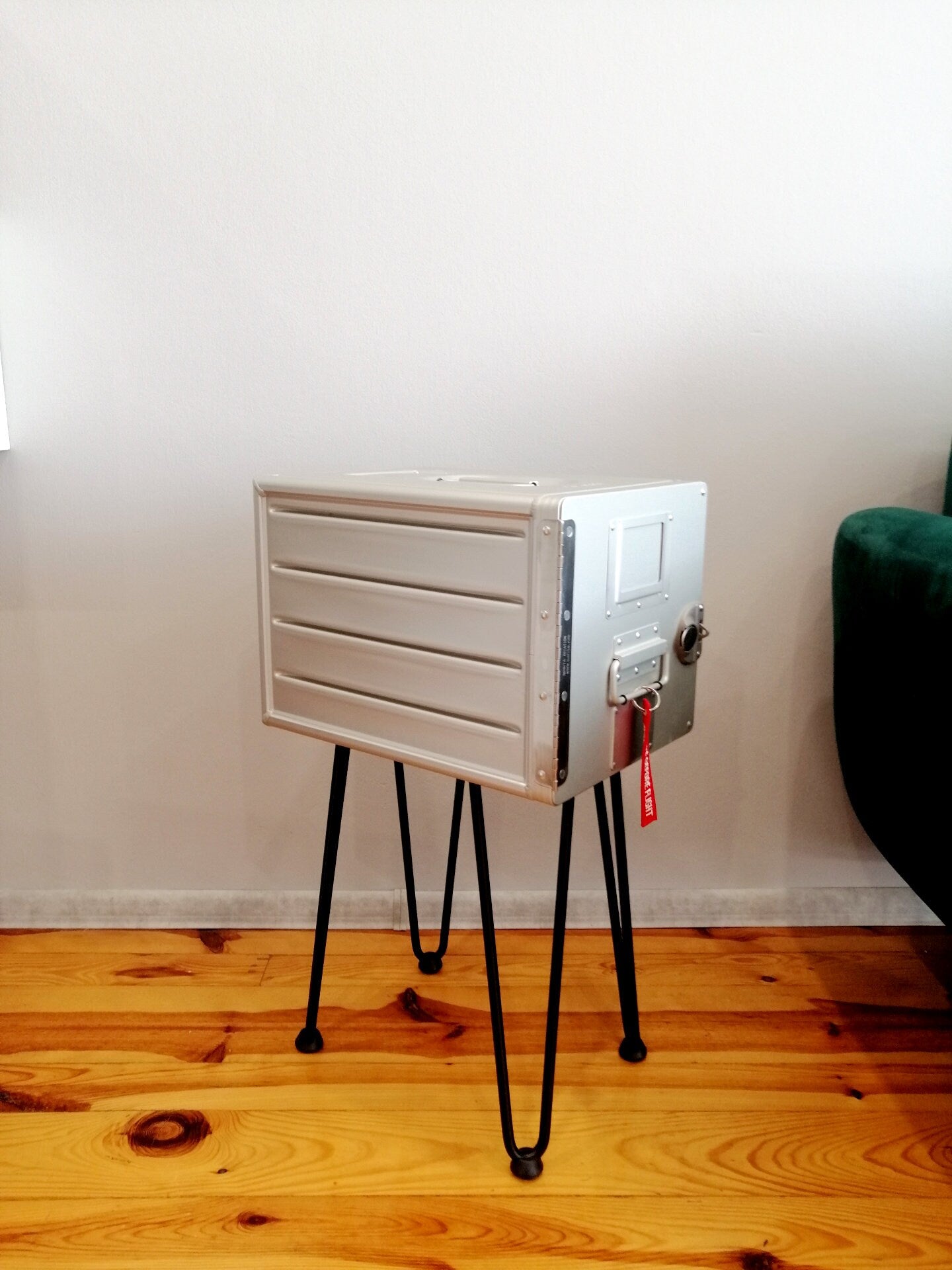 Brand New Airline Galley Box as Side Table, Storage Cabinet, Aviation Design