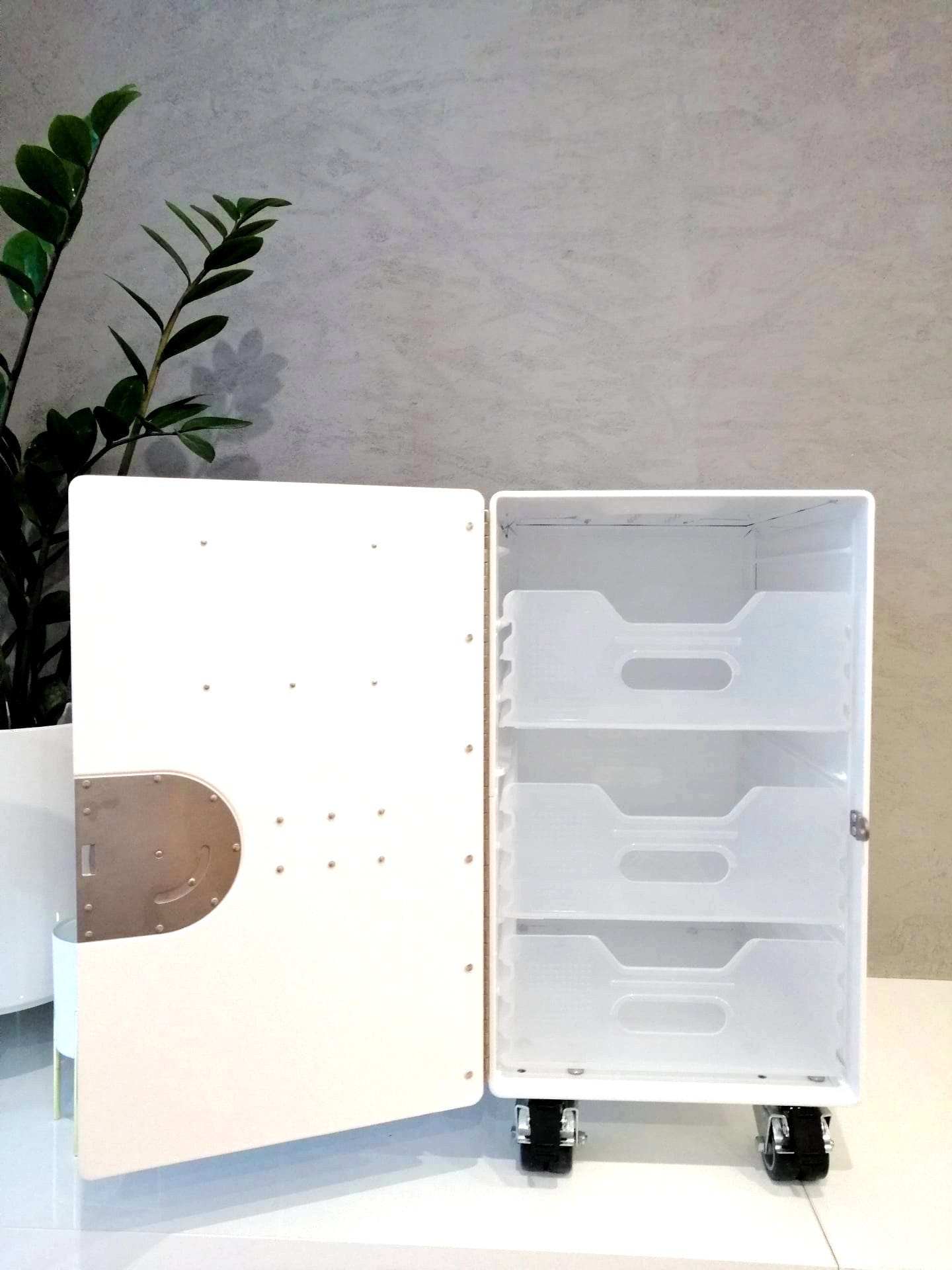 Brand New Airline Galley Container - Aviation Airlines Design - Nightstand, Industrial Cabinet, Side Table - 3 Drawers Included
