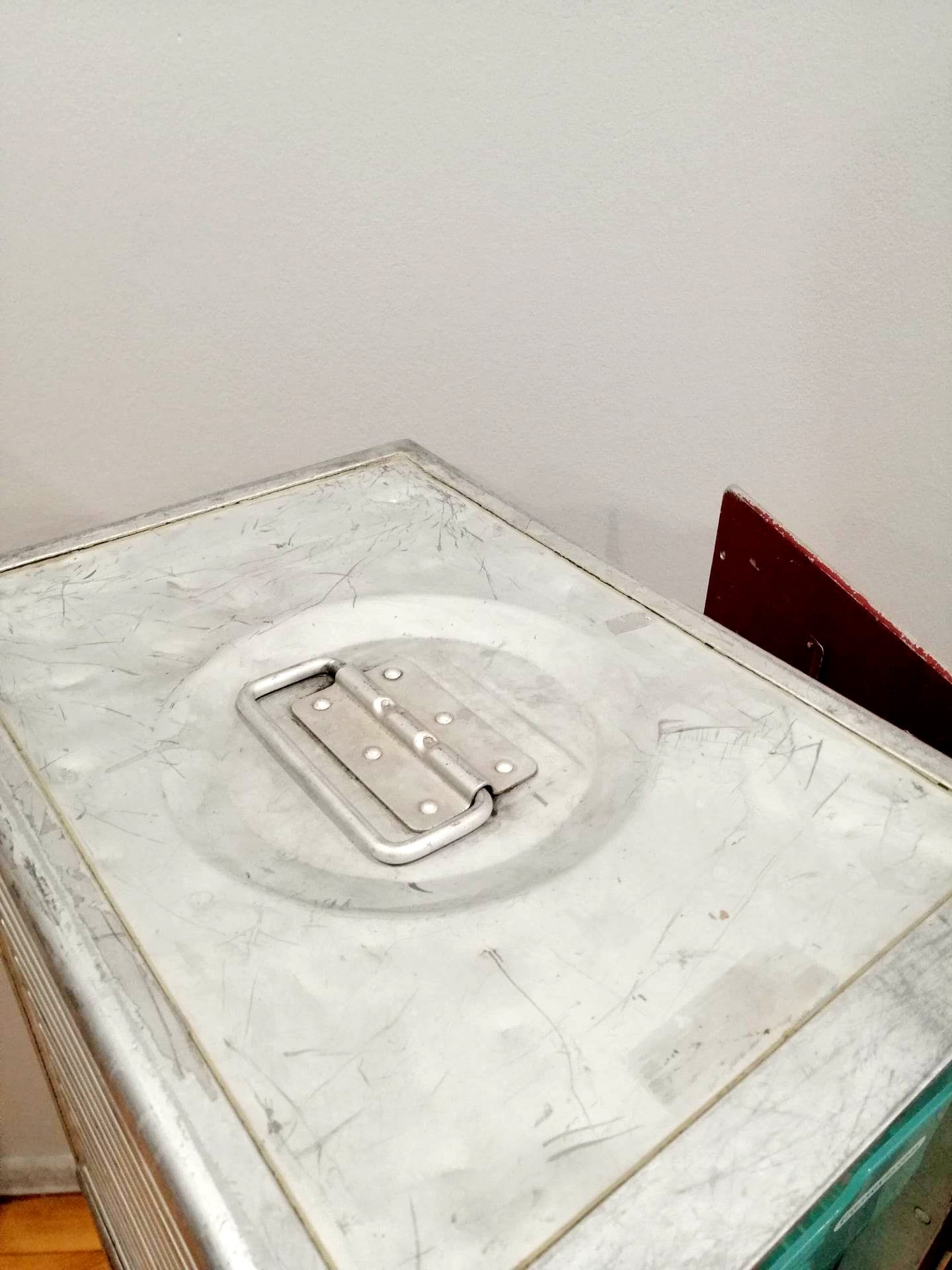 Aviation Cabinet, Transavia Airline Galley Storage Container as a Nightstand, Side Table, Storage Cabinet