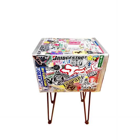 Airline Galley Storage Box as Side Table, Storage Unit, Nightstand, Automotive World Design,  GB Airways