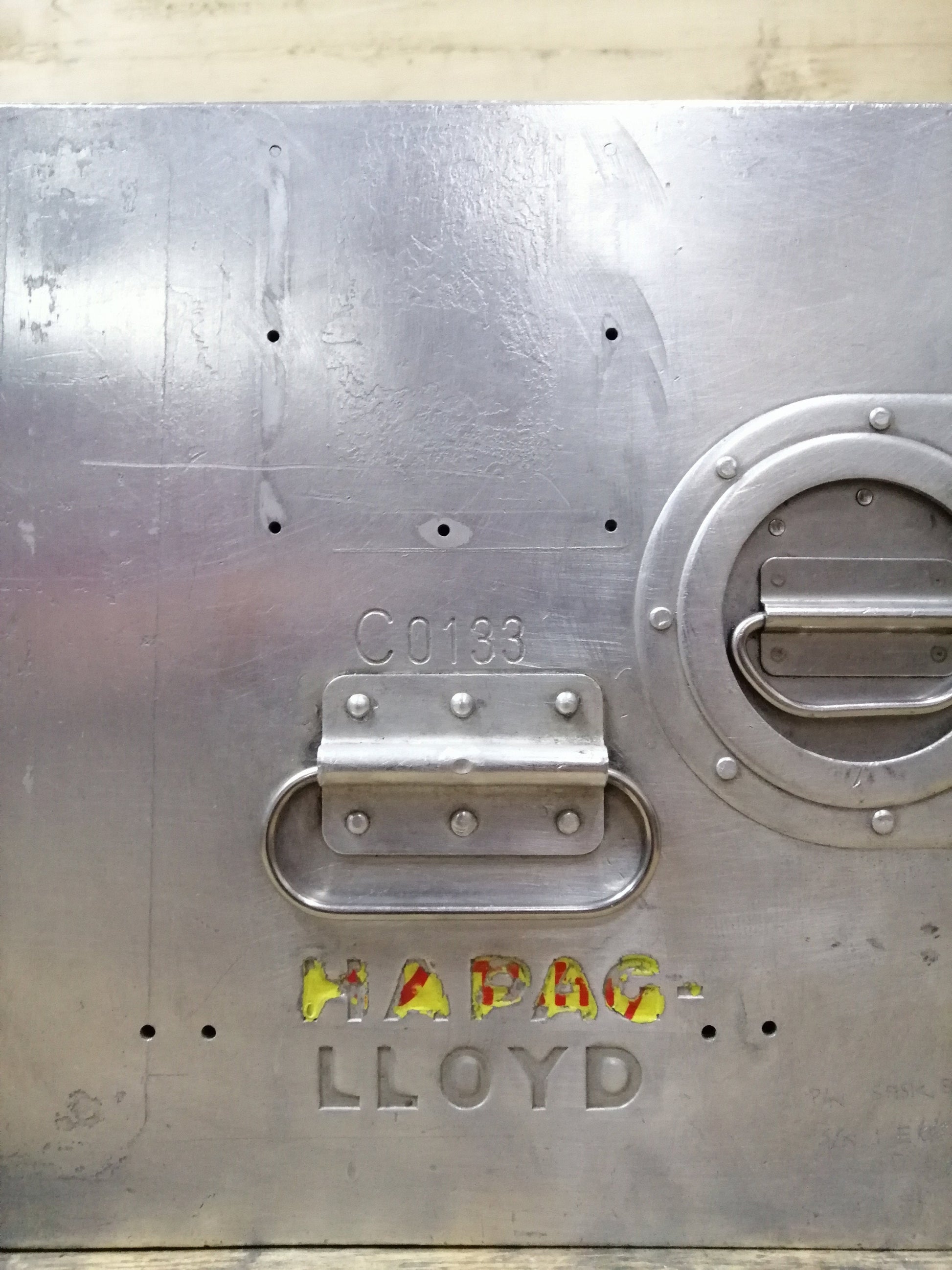 Hapag-Lloyd Original Airline Galley Storage Box, Aircraft Storage Container, Rare & Old and Collectible