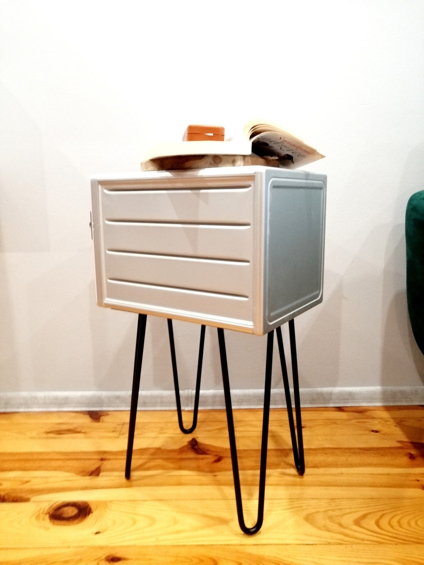 Brand New Air Italy Airline Galley Storage Box as Side Table, Storage Cabinet, Aviation Design